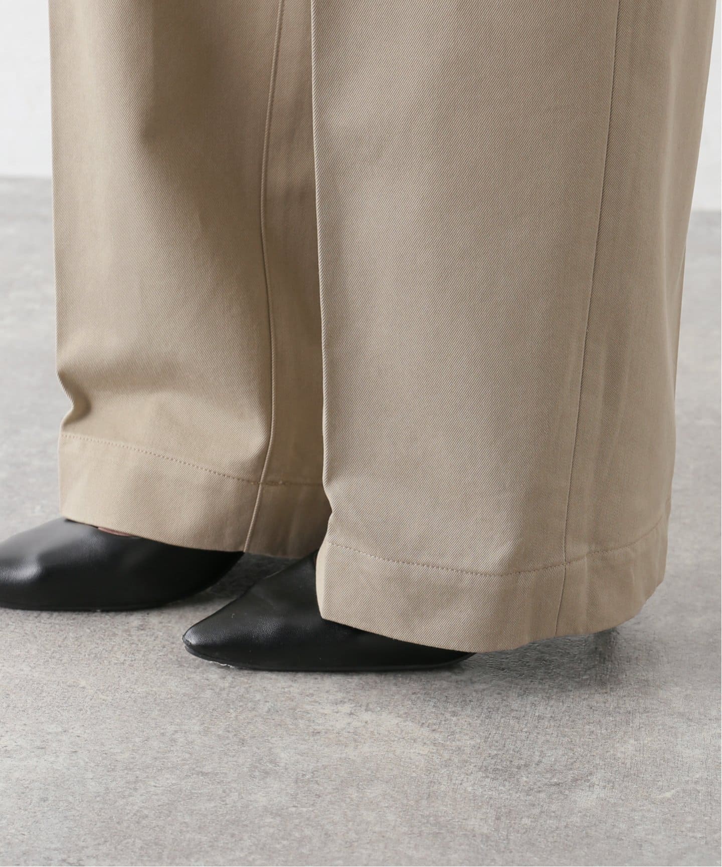 AURALEE/オーラリー WASHED FINX CHINO ONE-TUCK PANTS パンツ