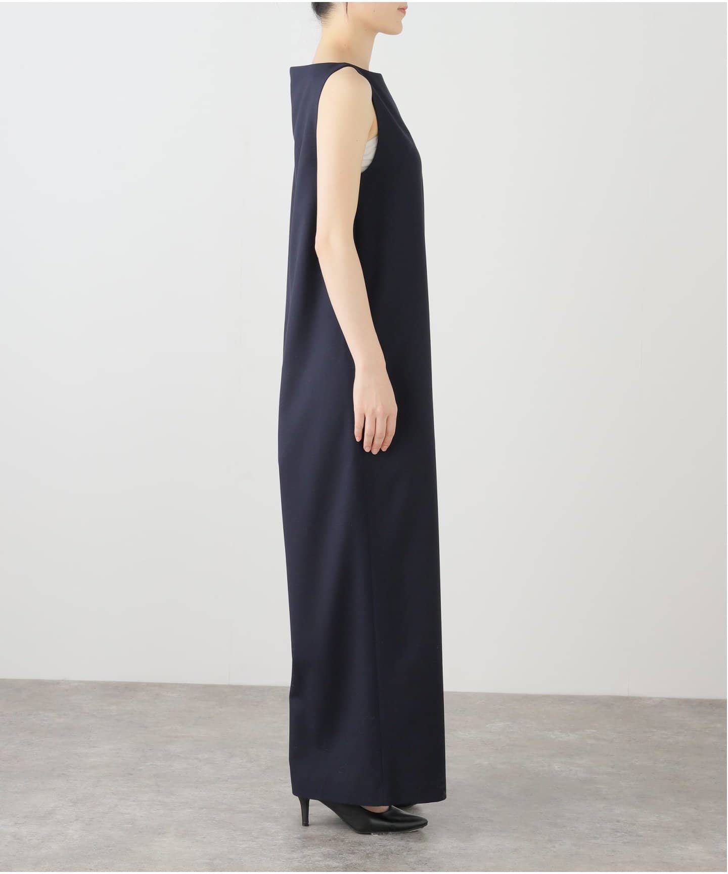 MADISONBLUE/マディソンブルー BOAT NECK COMBINAISON W TROP