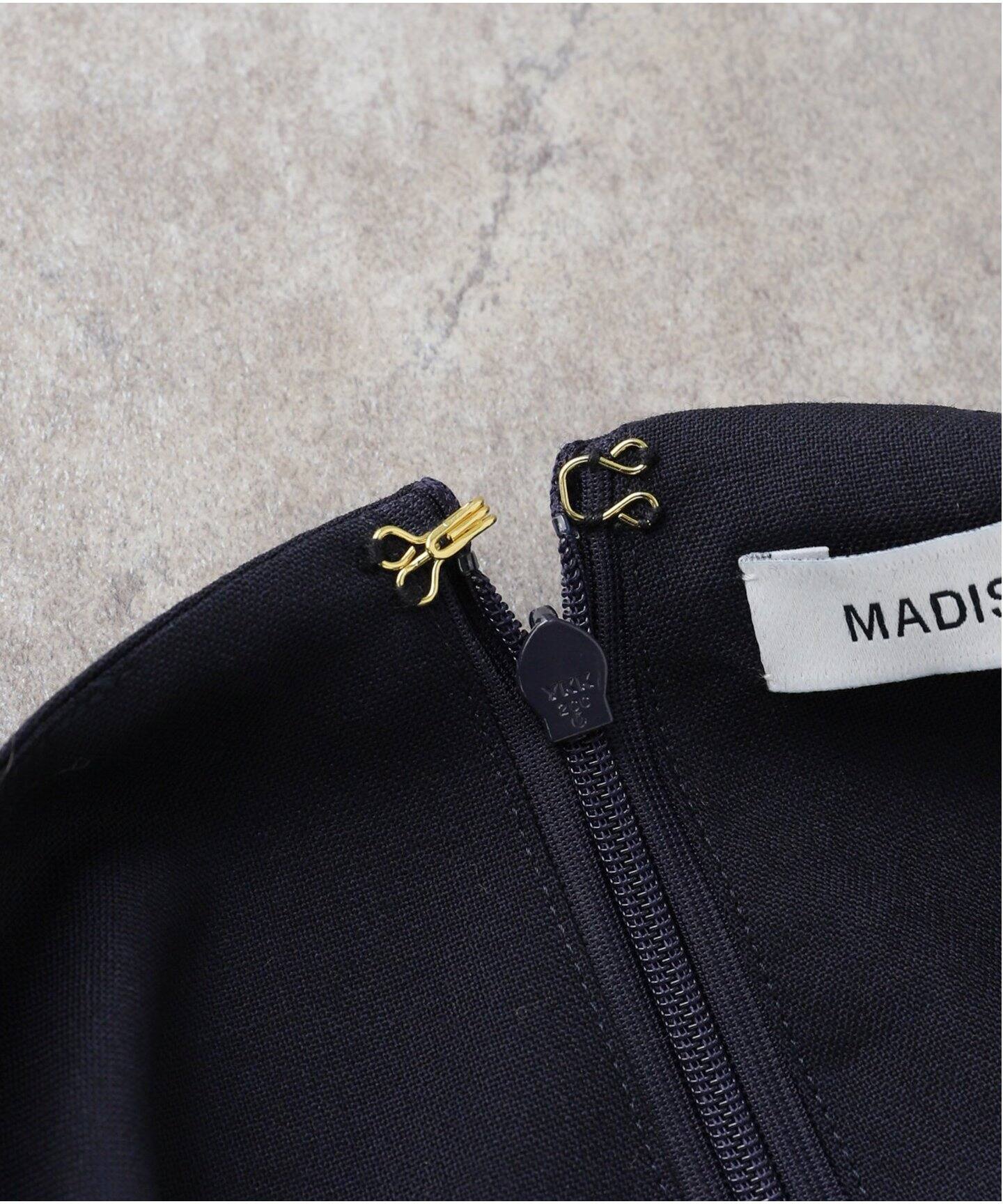 MADISONBLUE/マディソンブルー BOAT NECK COMBINAISON W TROP
