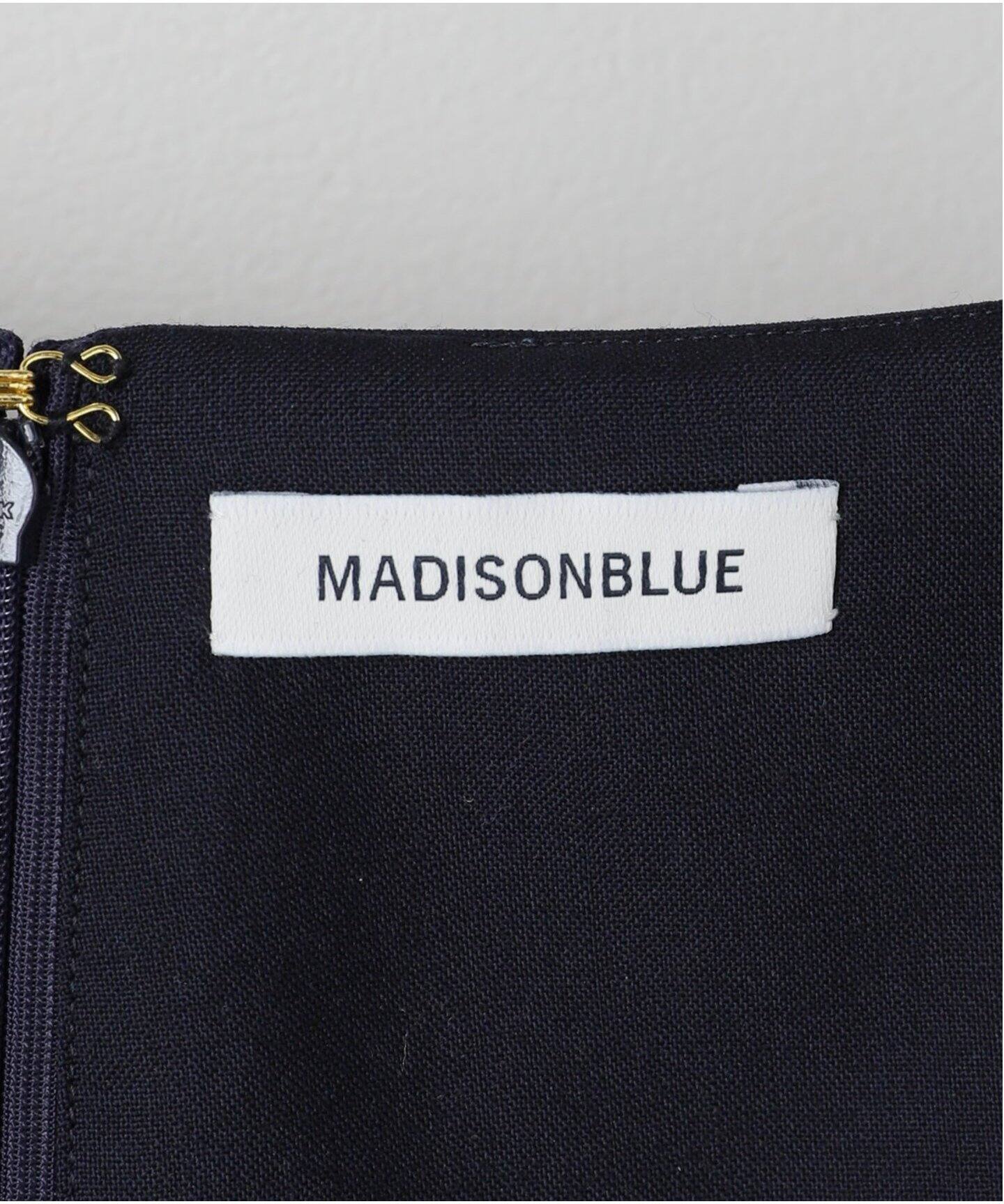MADISONBLUE/マディソンブルー BOAT NECK COMBINAISON W TROP MB251