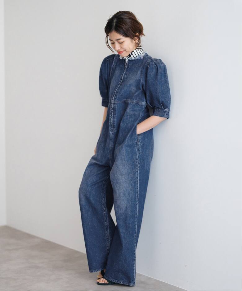 upper hights/アッパーハイツ THE M パフスリーブオールインワン 