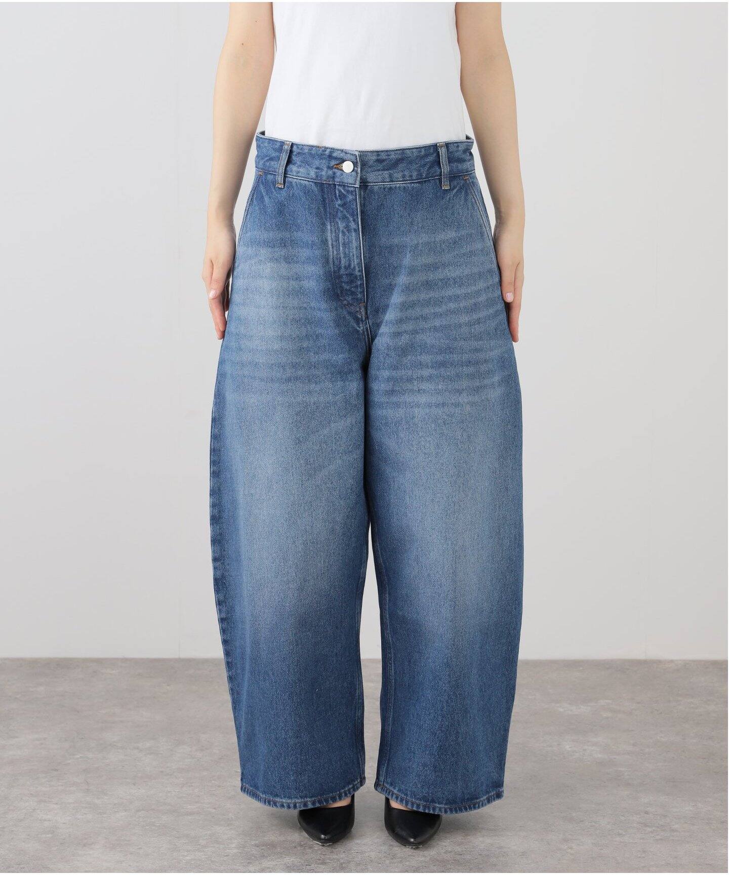STUDIO NICHOLSON/スタジオ ニコルソン WIDE CROP PANTS デニムパンツ 