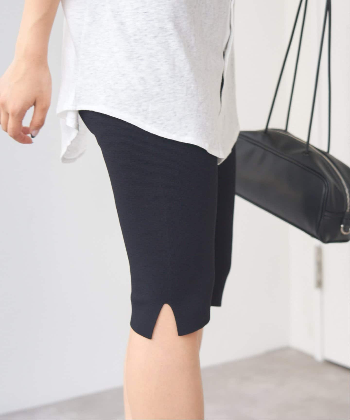 ONIT/オニット MILANO RIB KNIT HALF LEGGINGS（ショート