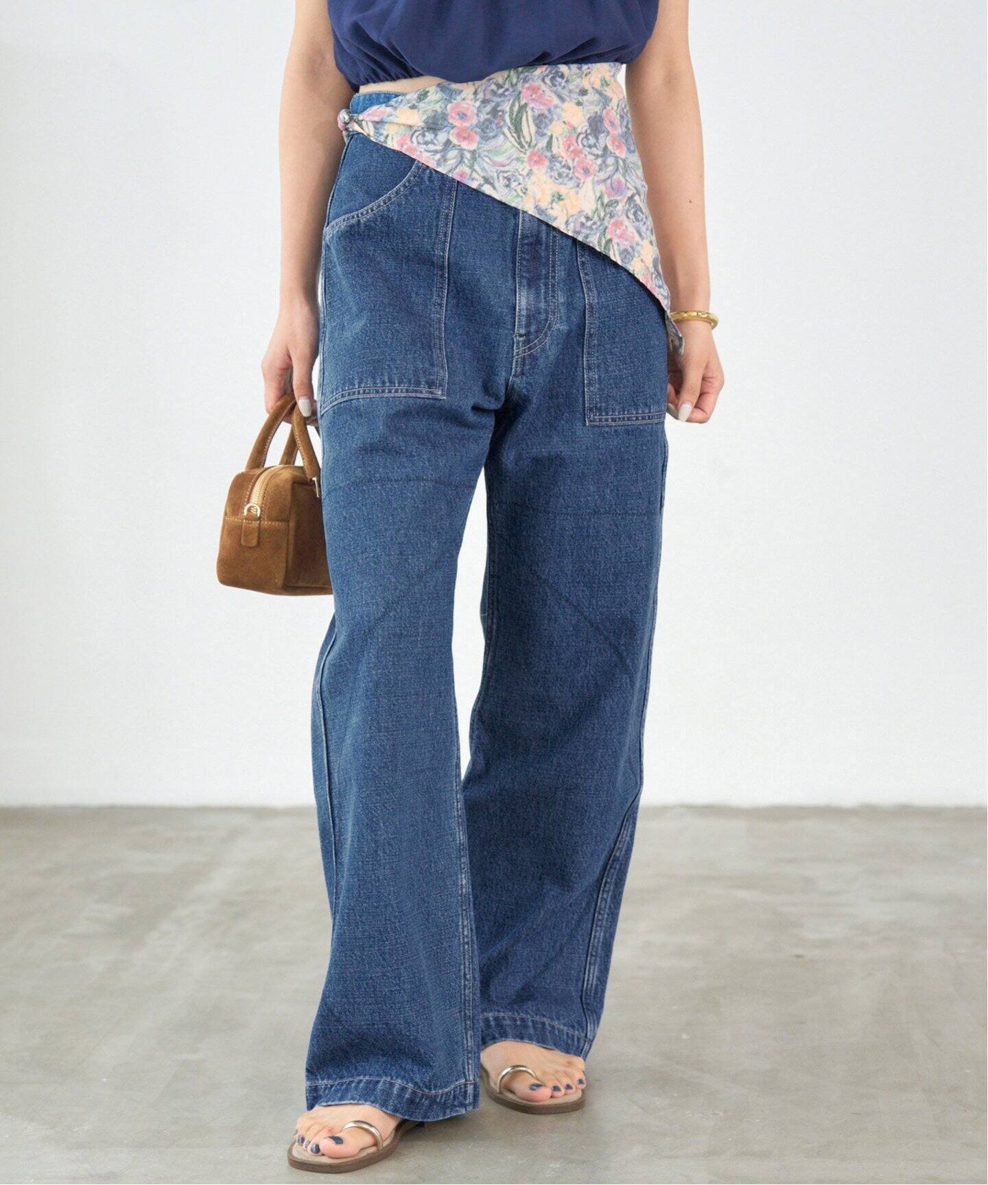 IENA別注　KUROデニム KURO/クロ 別注 BUSH PANTS デニムパンツ（デニムパンツ