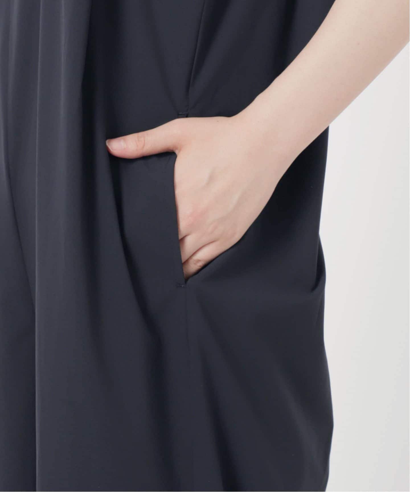 WEB限定/追加2》リラックスイージーVネックオールインワン