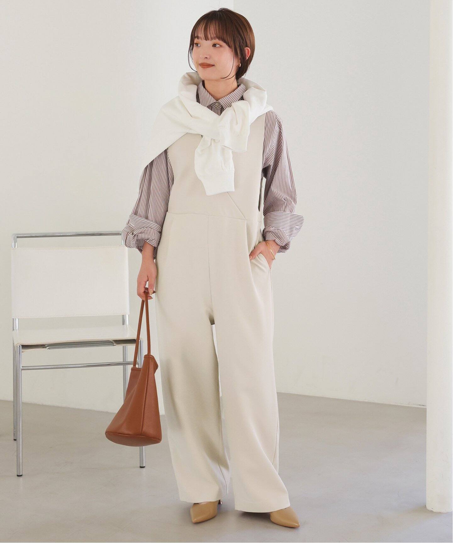 スローブイエナオールインワン IENA キャミオールインワン サイズ36 定価24200円 23040900089020  オールインワン ツナギ 23SS ブルー レディース イエナ【中古】5-0323S♪