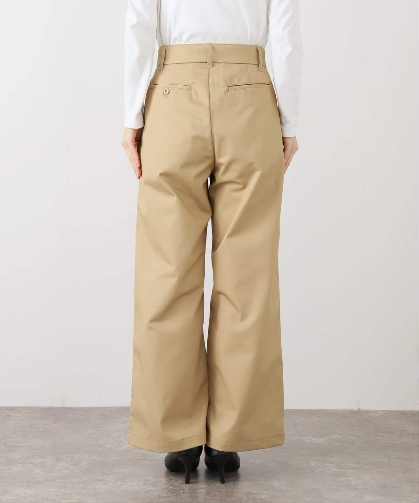 SLOBE IENA チノタックワイドパンツ 未使用 SLOBE IENA｜チノタックワイドパンツ | Rakuten Fashion(楽天