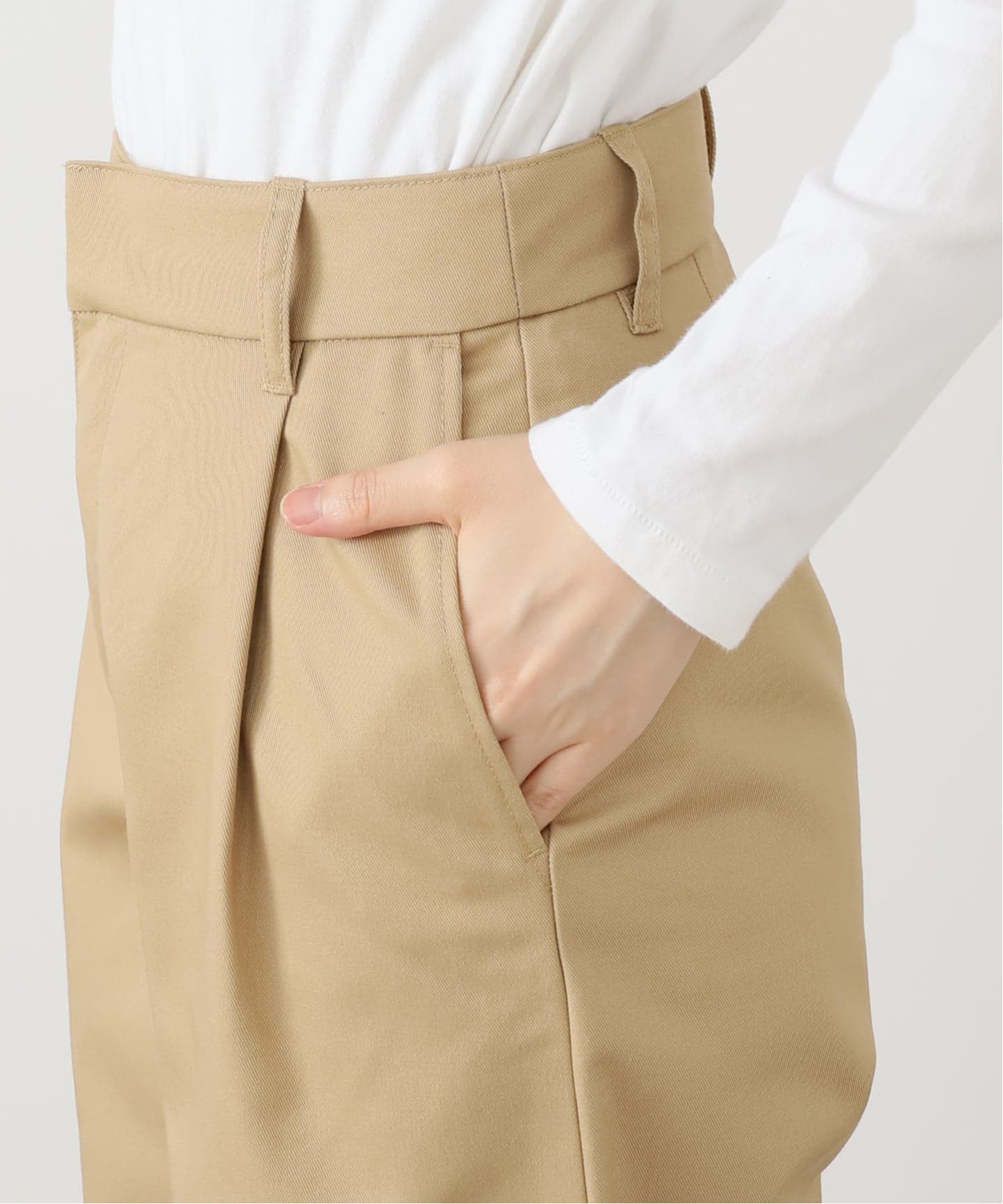 チノタックワイドパンツ（チノパンツ）｜SLOBE IENA（スローブ