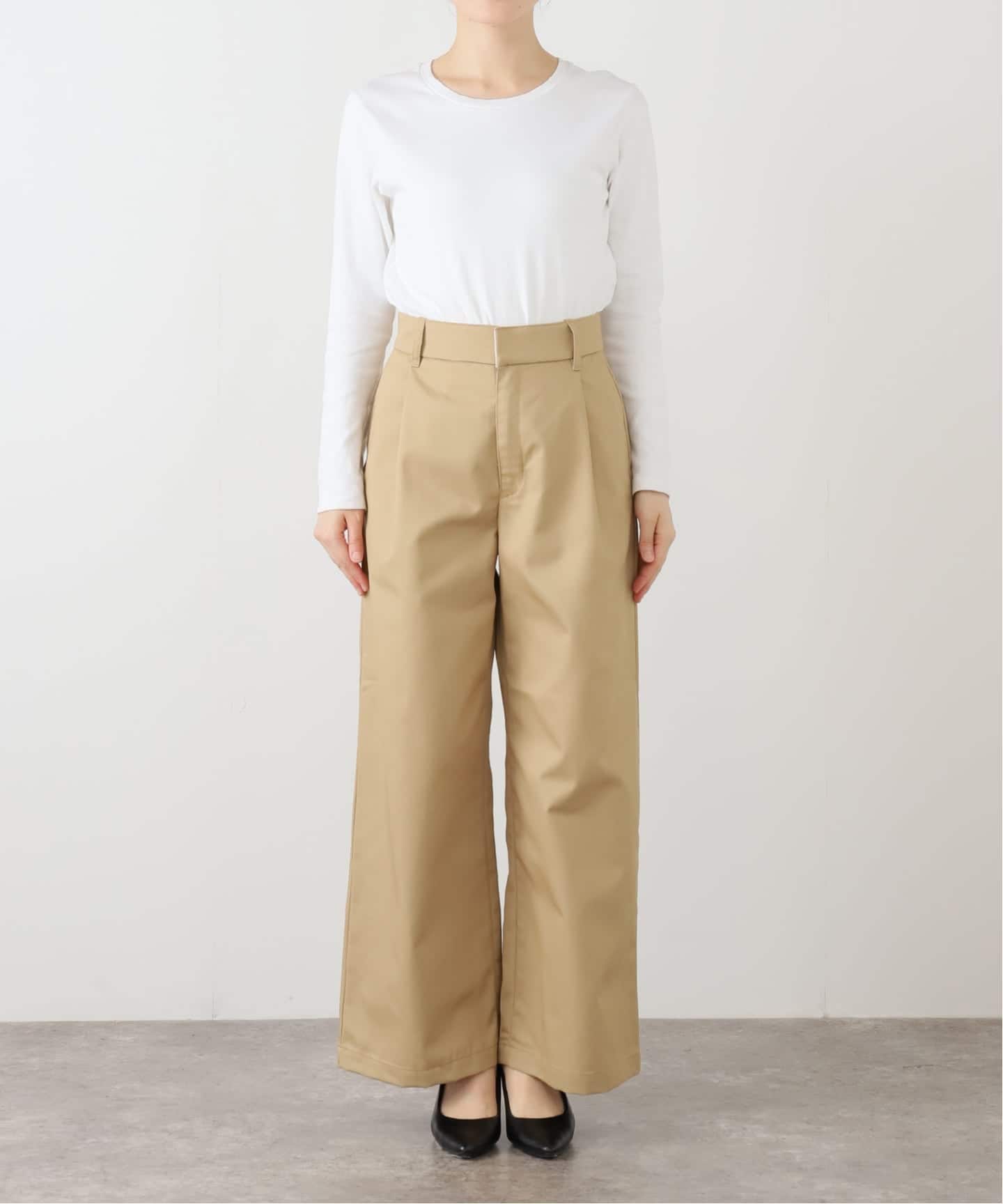 チノタックワイドパンツ（チノパンツ）｜SLOBE IENA（スローブ イエナ