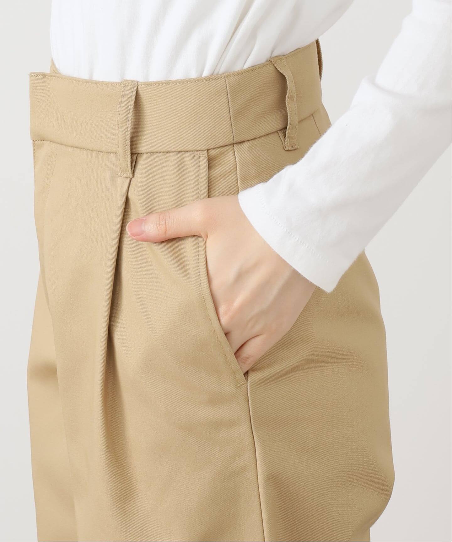 チノタックワイドパンツ（チノパンツ）｜SLOBE IENA（スローブ イエナ