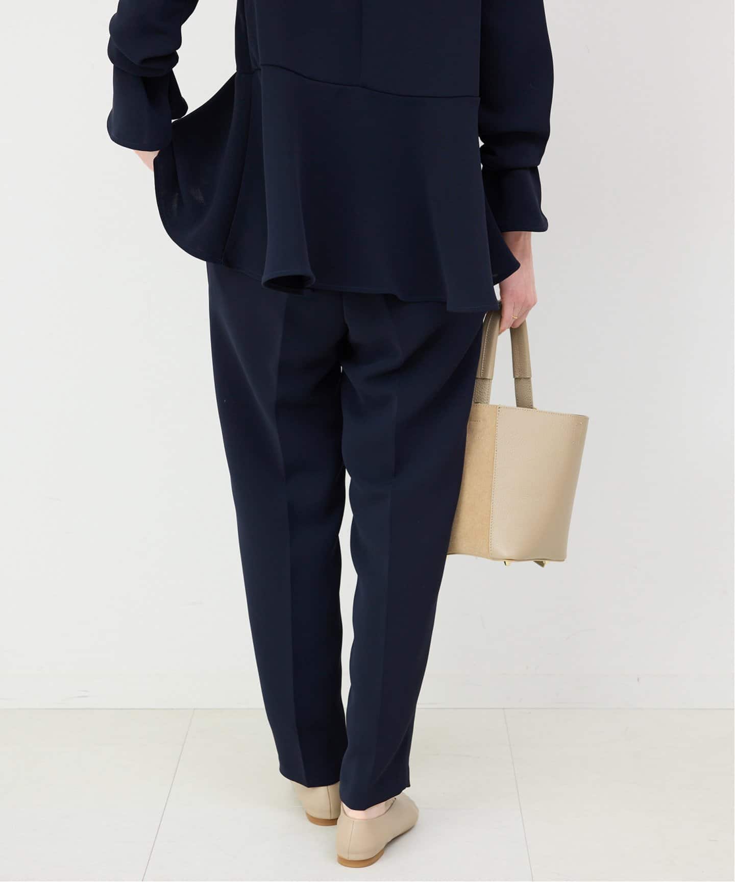 スローブイエナ Peドビーダブルジャケット&テーパードパンツ