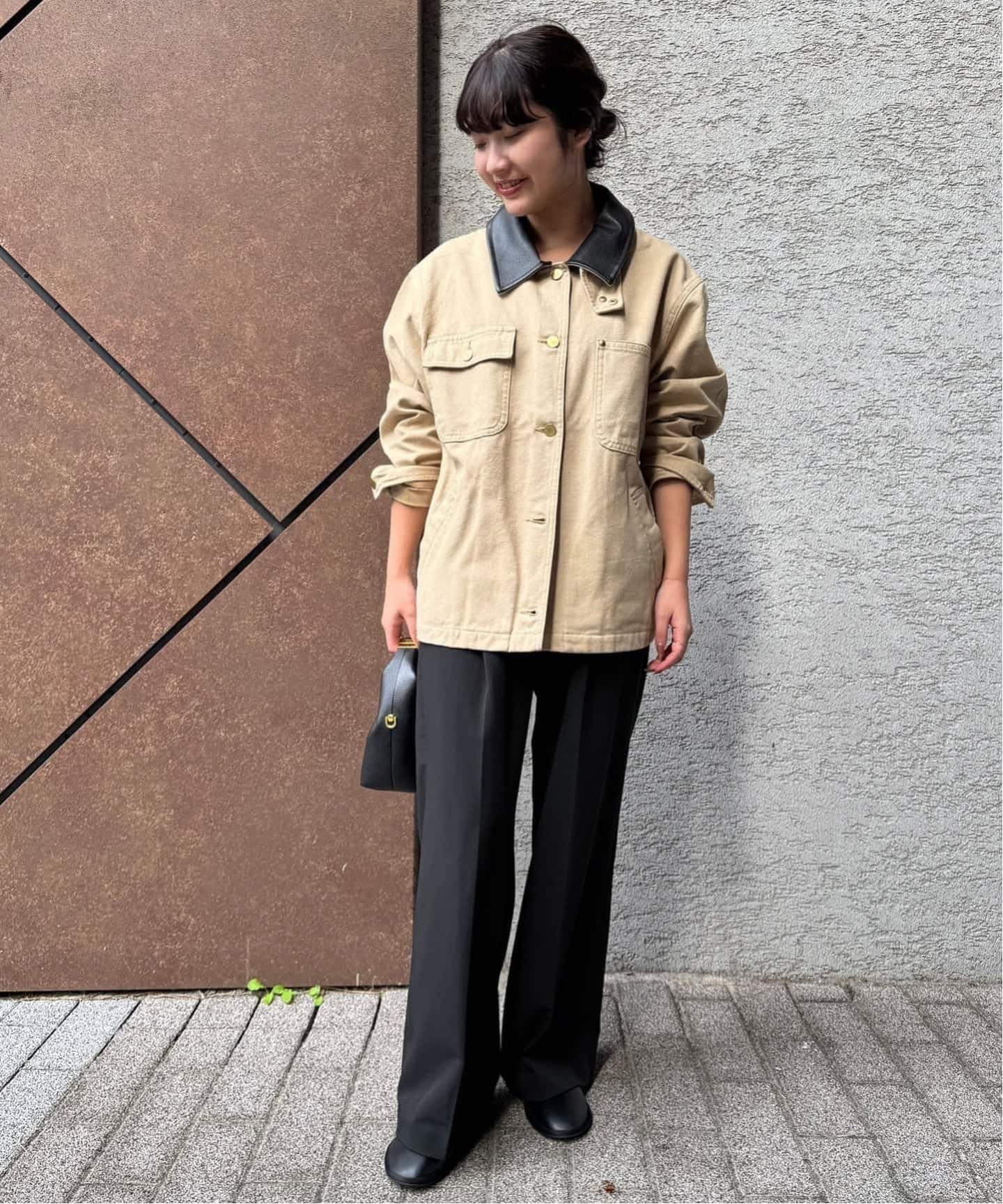 WEBのみ4サイズ展開》TRワイドトラウザー（スラックス）｜SLOBE IENA