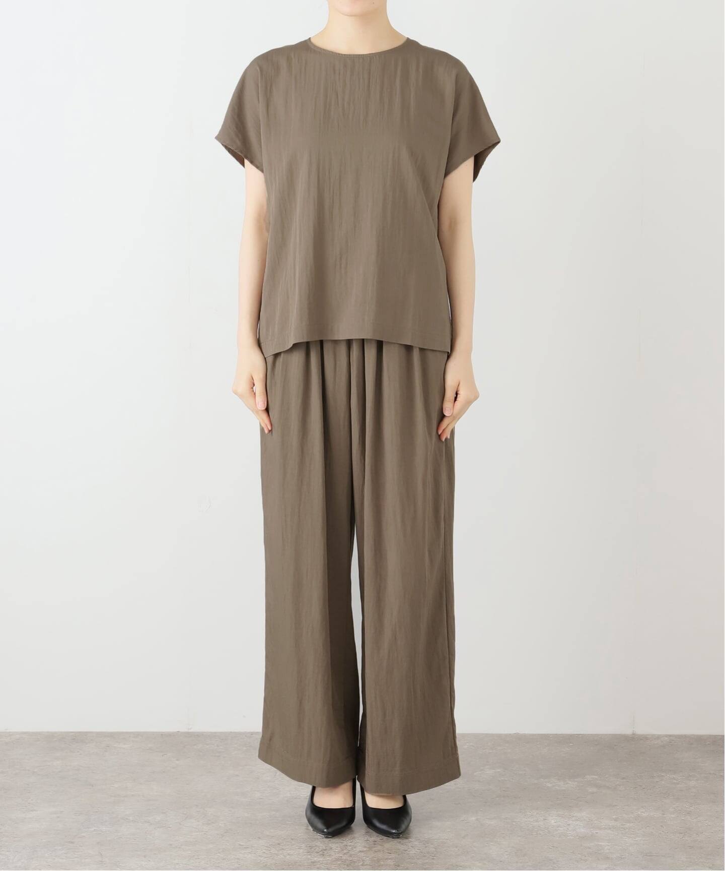 2枚セット》ブラウス×パンツセットアップ（シャツ／ブラウス）｜SLOBE