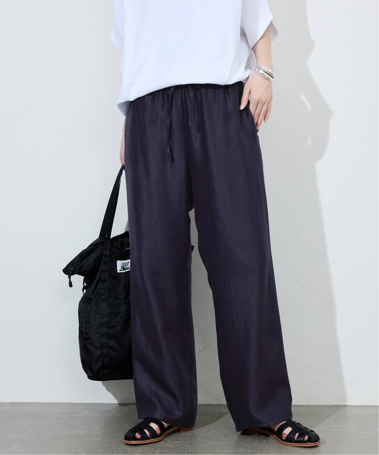 未使用 SLOBE IENA ポルカドットイージーパンツ ブラック 黒 追加  