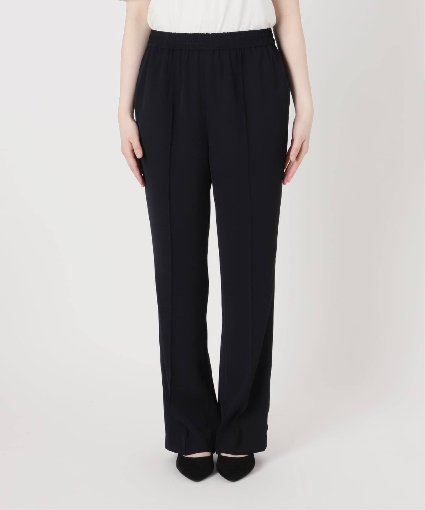 4サイズ展開》ピンタックセミフレアパンツ（その他パンツ）｜SLOBE