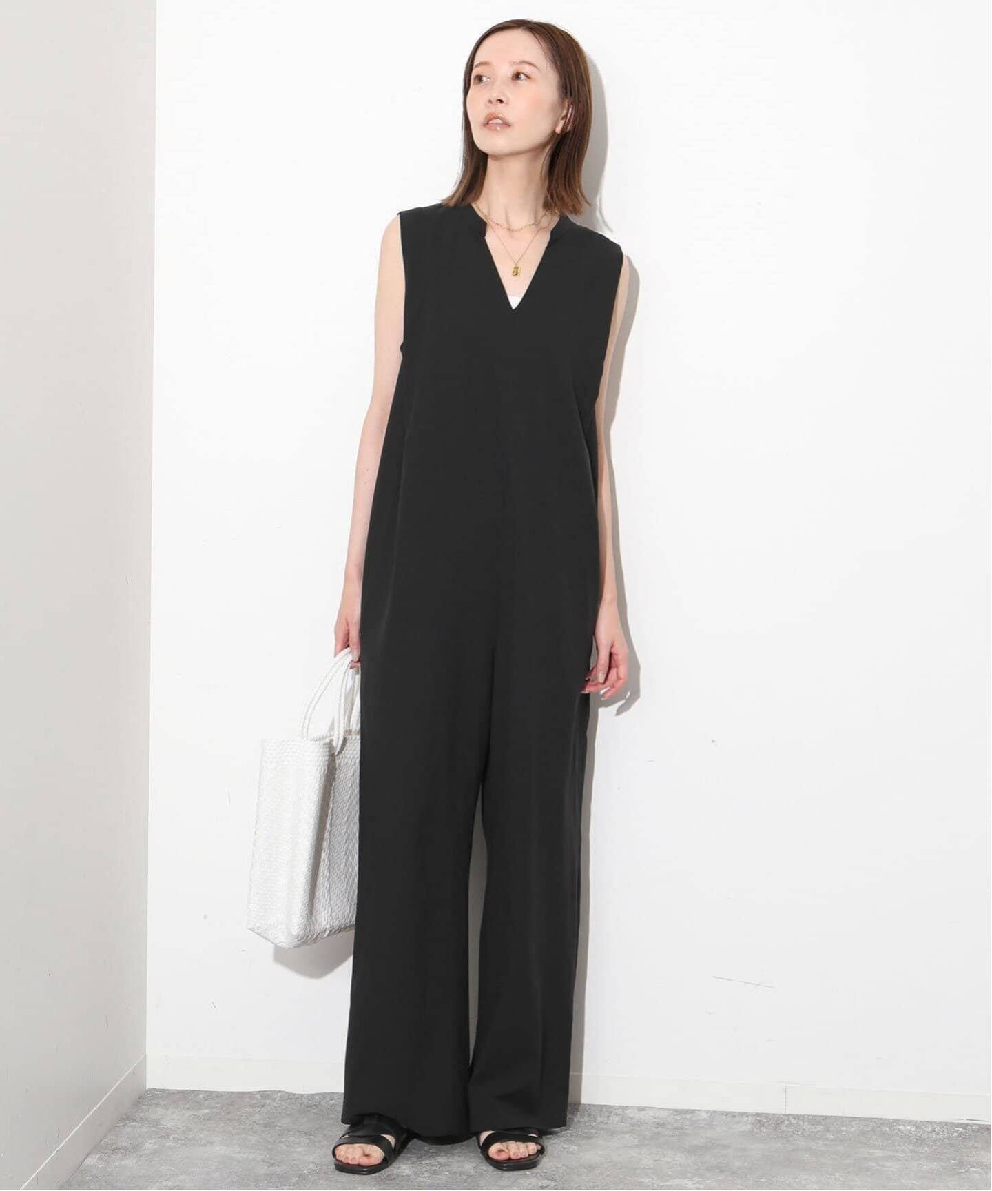 追加予約》リラックスイージーVネックオールインワン（つなぎ  