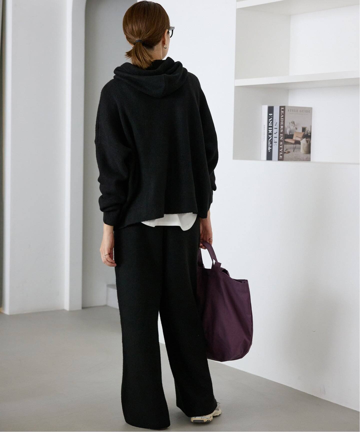 セットアップ対応可》エアリーワイドシルエットニットパンツ（その他