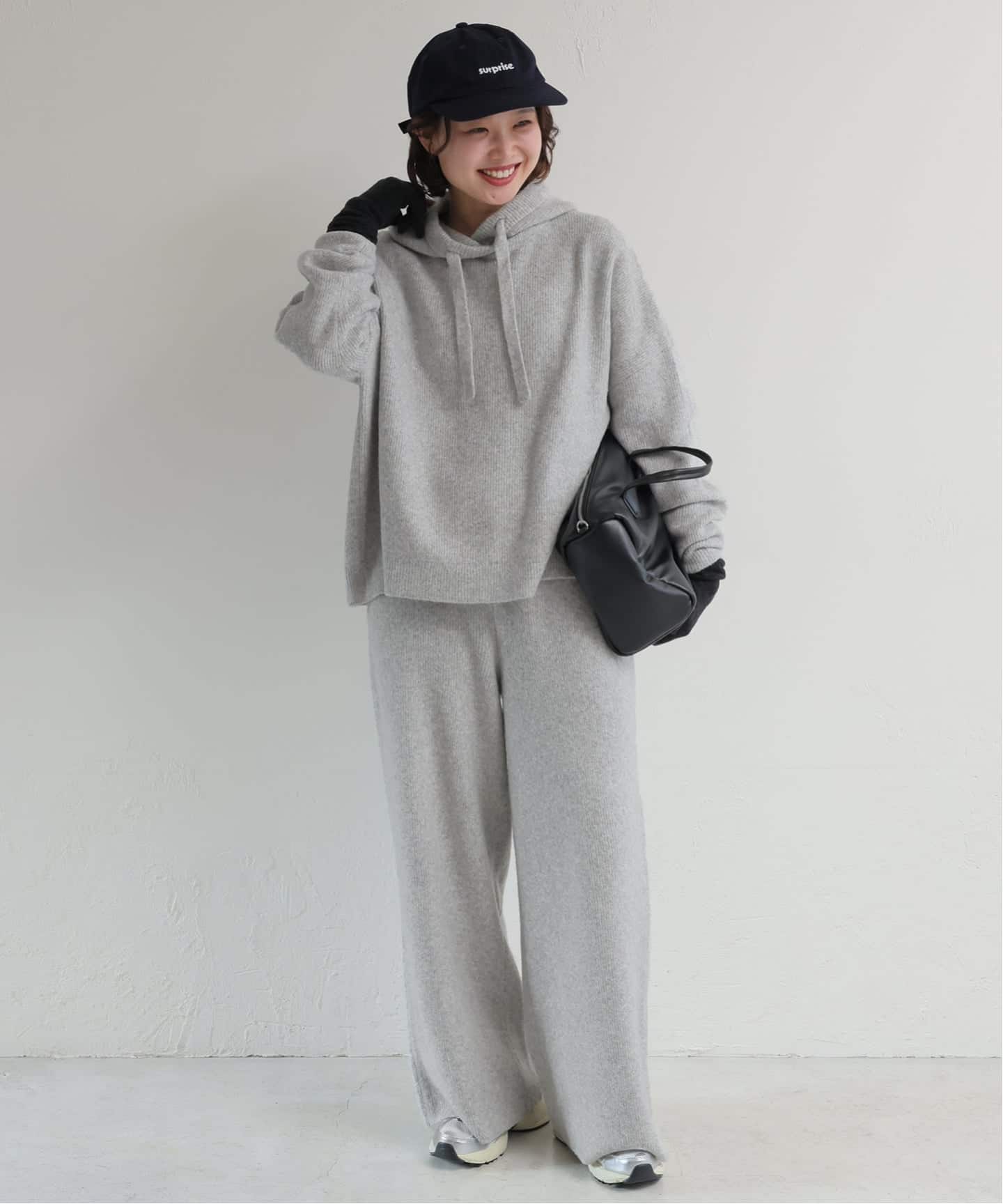 セットアップ対応可》エアリーワイドシルエットニットパンツ（その他