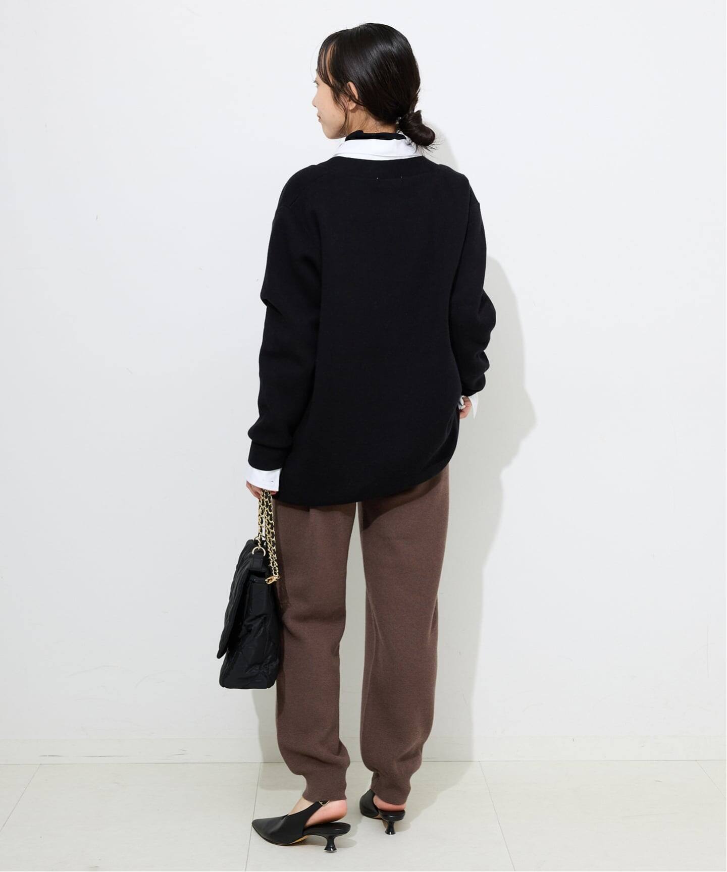 セットアップ対応可》ウォッシャブルスムース ジョガーパンツ（その他