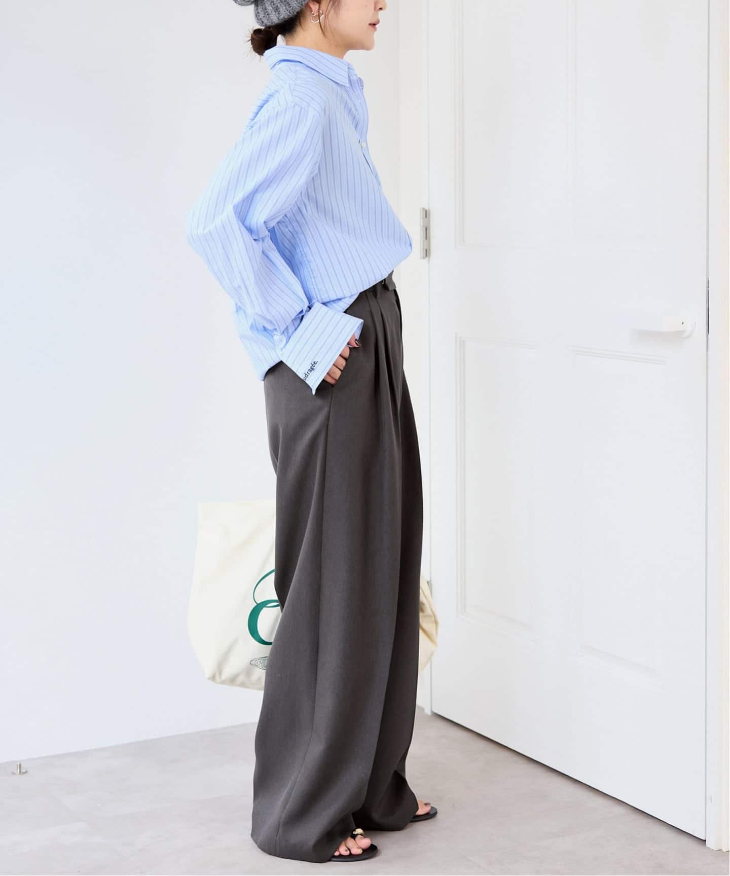 PEツイルワイド2タックスラックス（スラックス）｜SLOBE IENA