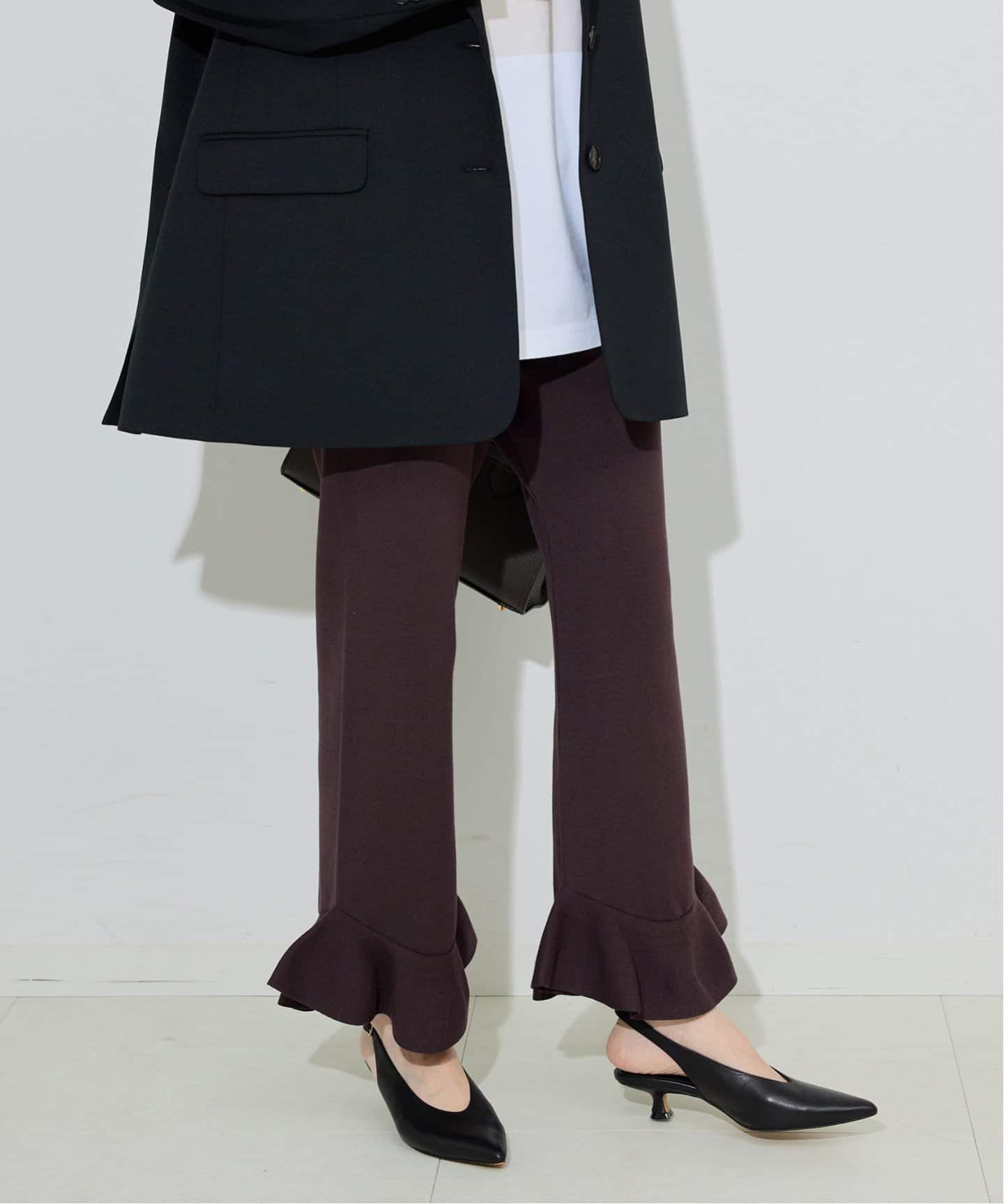 ニットフリルパンツ（その他パンツ）｜SLOBE IENA（スローブ イエナ