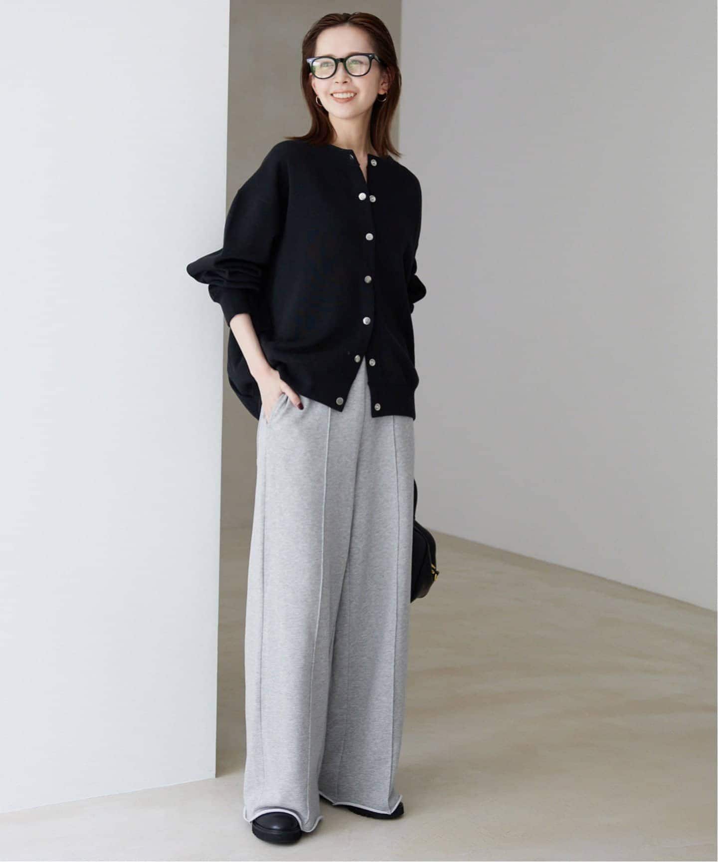 新品未使用　SLOBE IENA 裏毛ワイドパンツ　スウェットパンツ　38 追加予約》裏毛ワイドパンツ（スウェットパンツ）｜SLOBE IENA