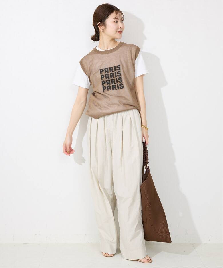 撥水タフタタックギャザーイージーパンツ（その他パンツ）｜SLOBE IENA  