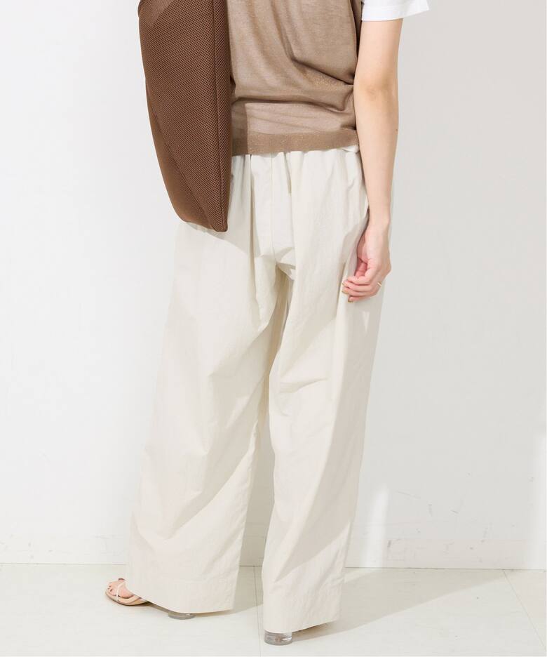 撥水タフタタックギャザーイージーパンツ（その他パンツ）｜SLOBE IENA  