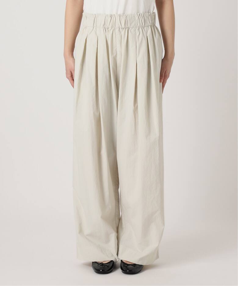 撥水タフタタックギャザーイージーパンツ（その他パンツ）｜SLOBE IENA  