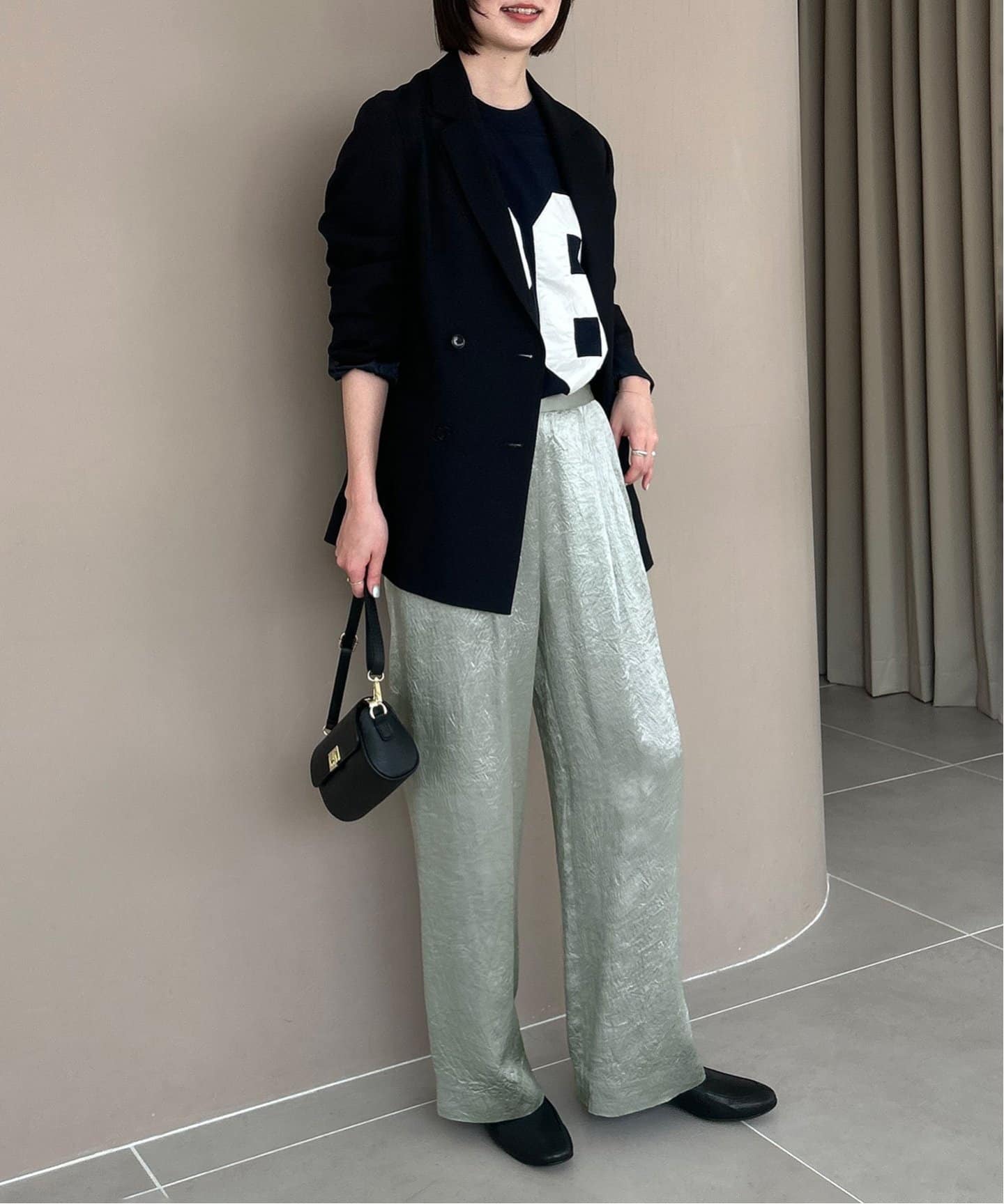WEB/一部店舗限定》SAKOMIYA サテンパンツ（その他パンツ