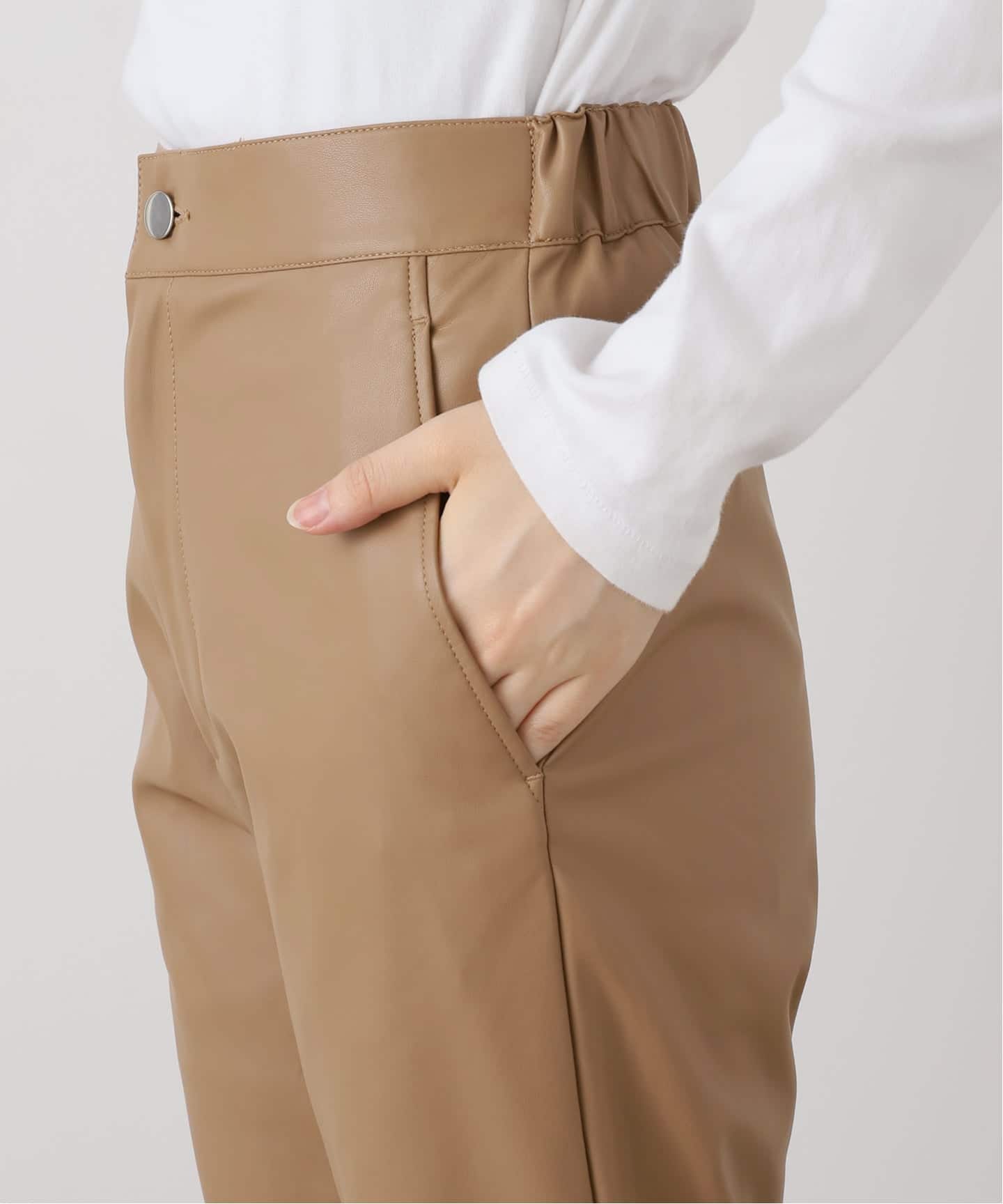 BARTOLOZZIフェイクレザーパンツ（その他パンツ）｜SLOBE IENA