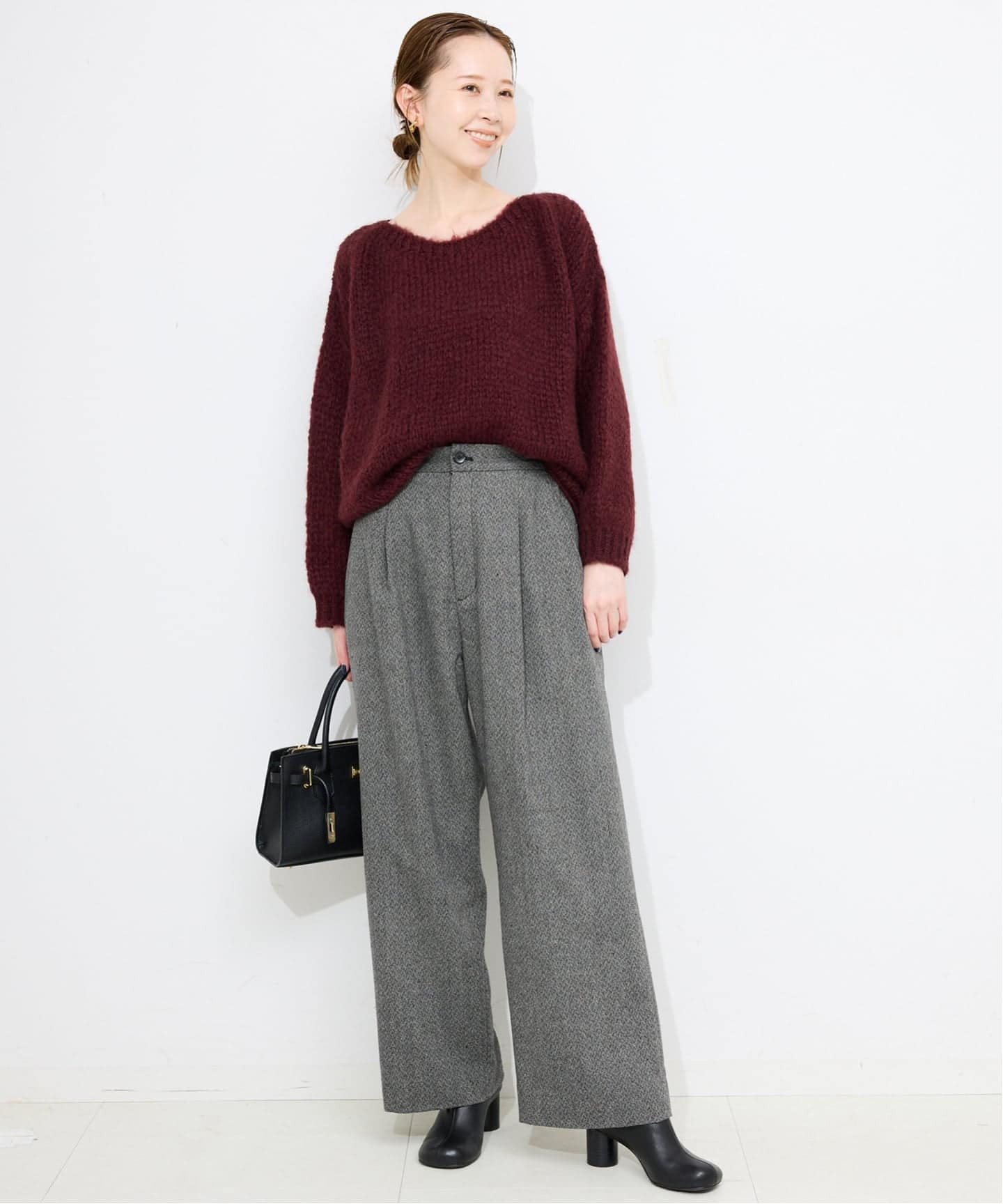 スローブ イエナ（SLOBE IENA）/ツイードリラックススラックス ツイードリラックススラックス（スラックス）｜SLOBE IENA（スローブ