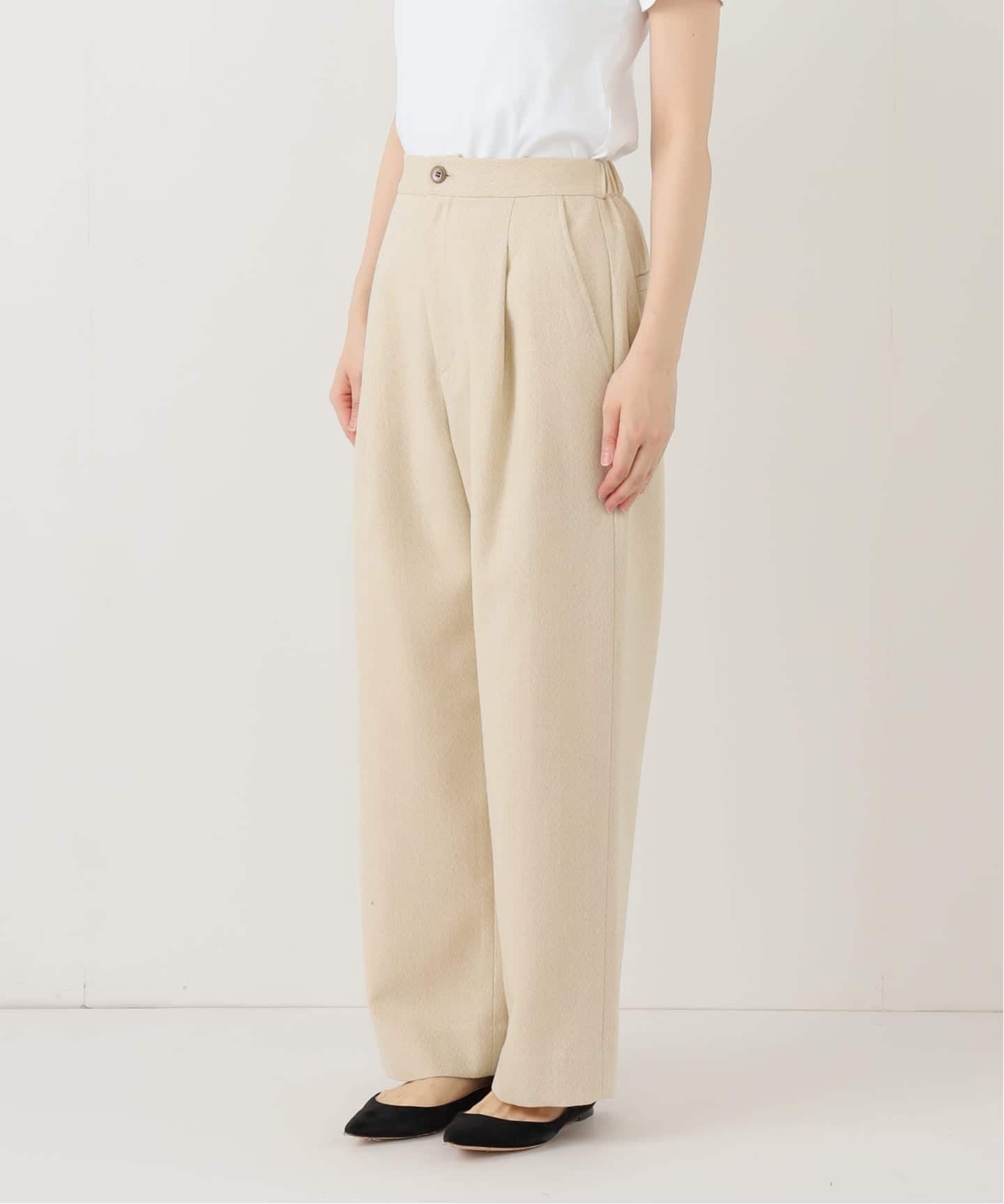 スローブ イエナ（SLOBE IENA）/ツイードリラックススラックス ツイードリラックススラックス（スラックス）｜SLOBE IENA（スローブ