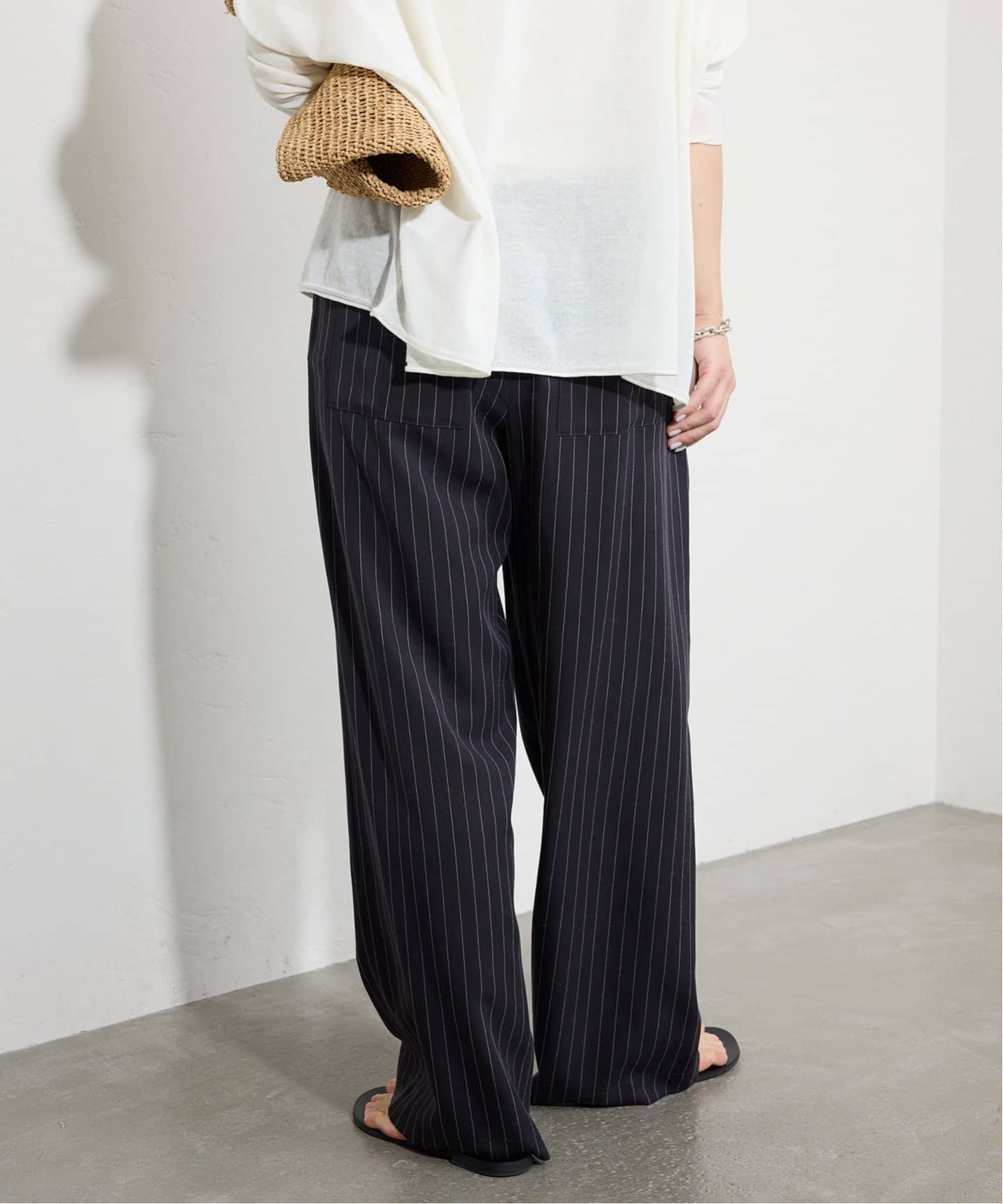 セール】ウォッシャブルストライプパンツ（その他パンツ