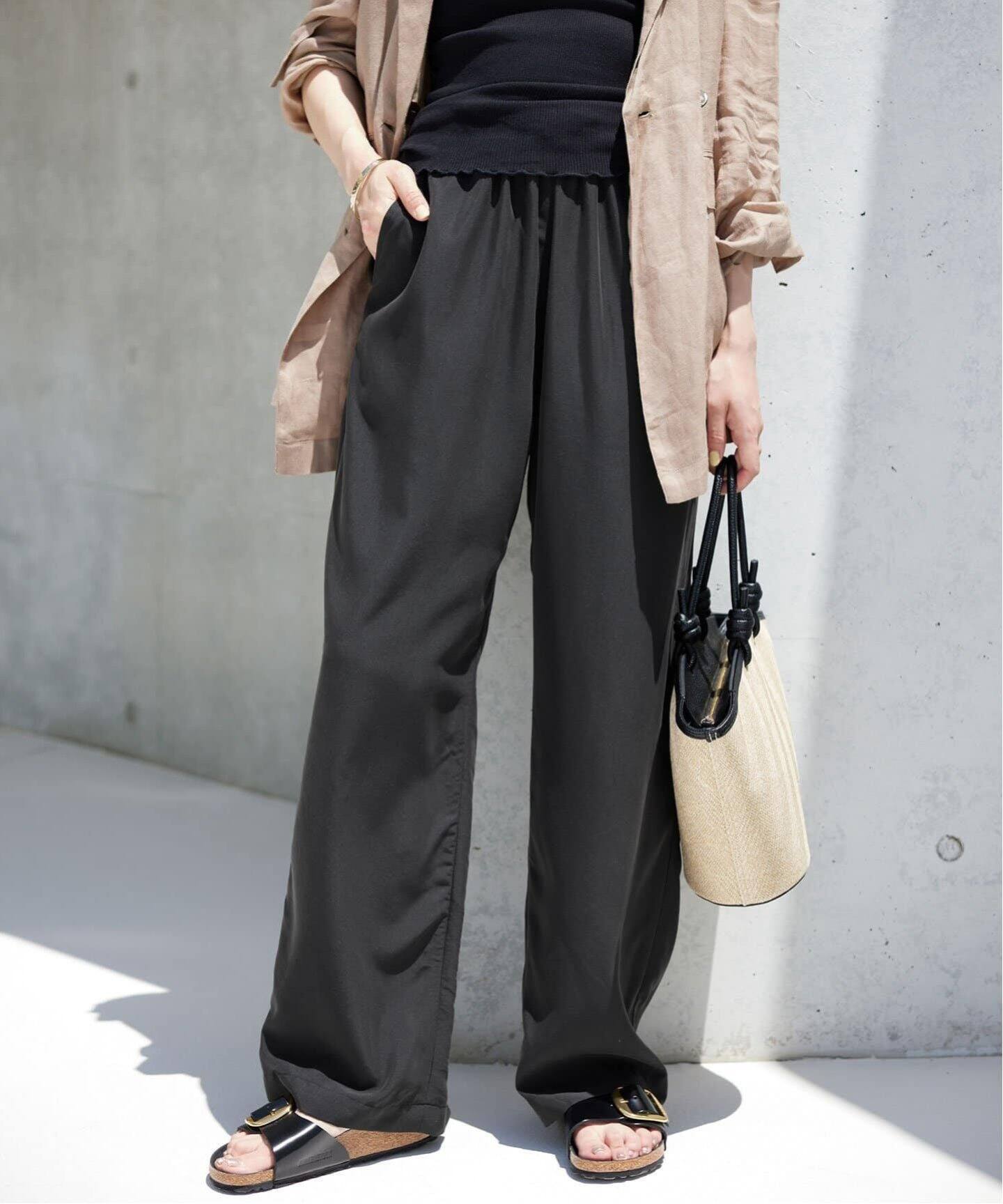 フィブリルリラックスパンツ　40サイズ 追加》フィブリルリラックスパンツ（その他パンツ）｜SLOBE IENA