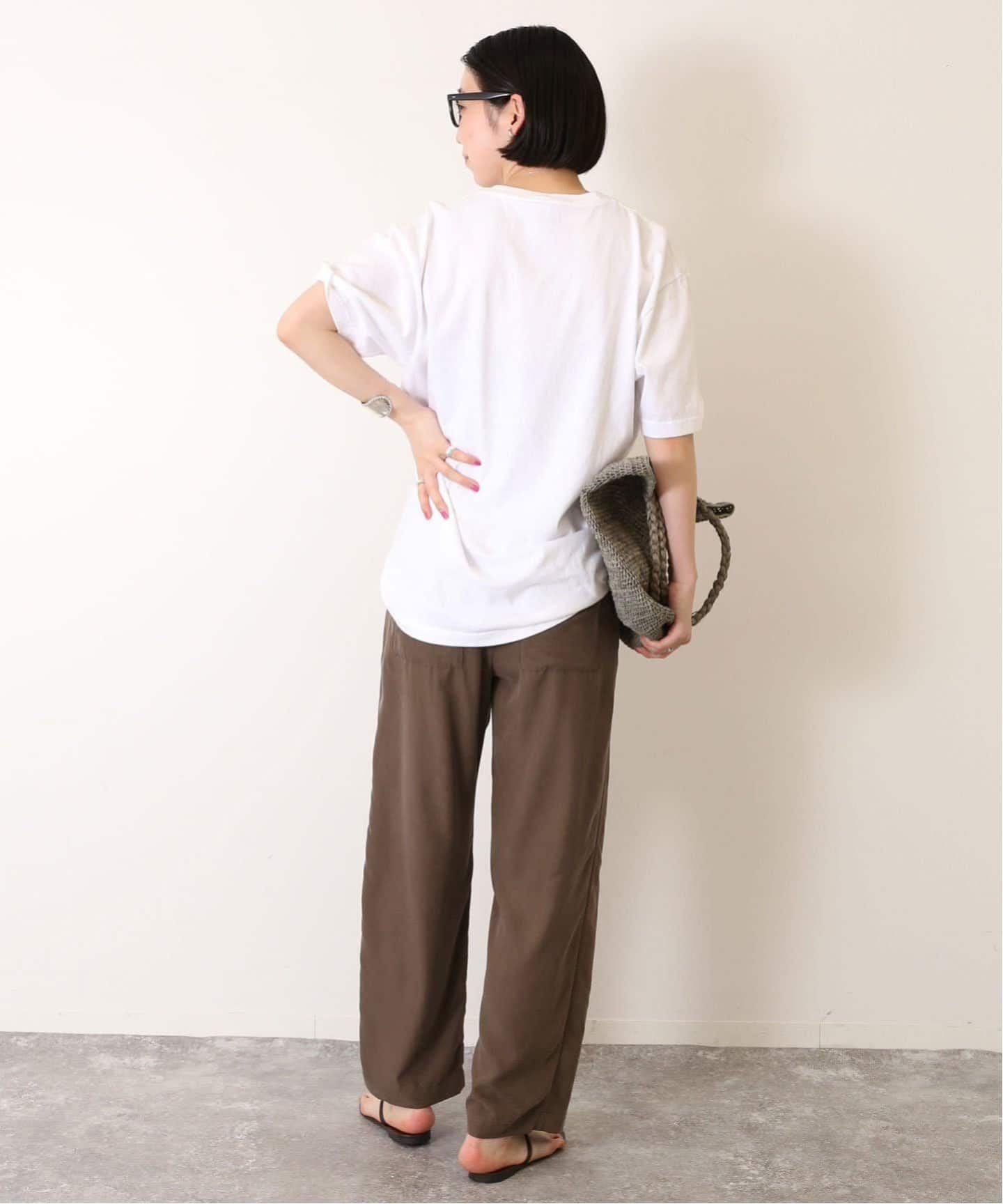 追加》フィブリルリラックスパンツ（その他パンツ）｜SLOBE IENA
