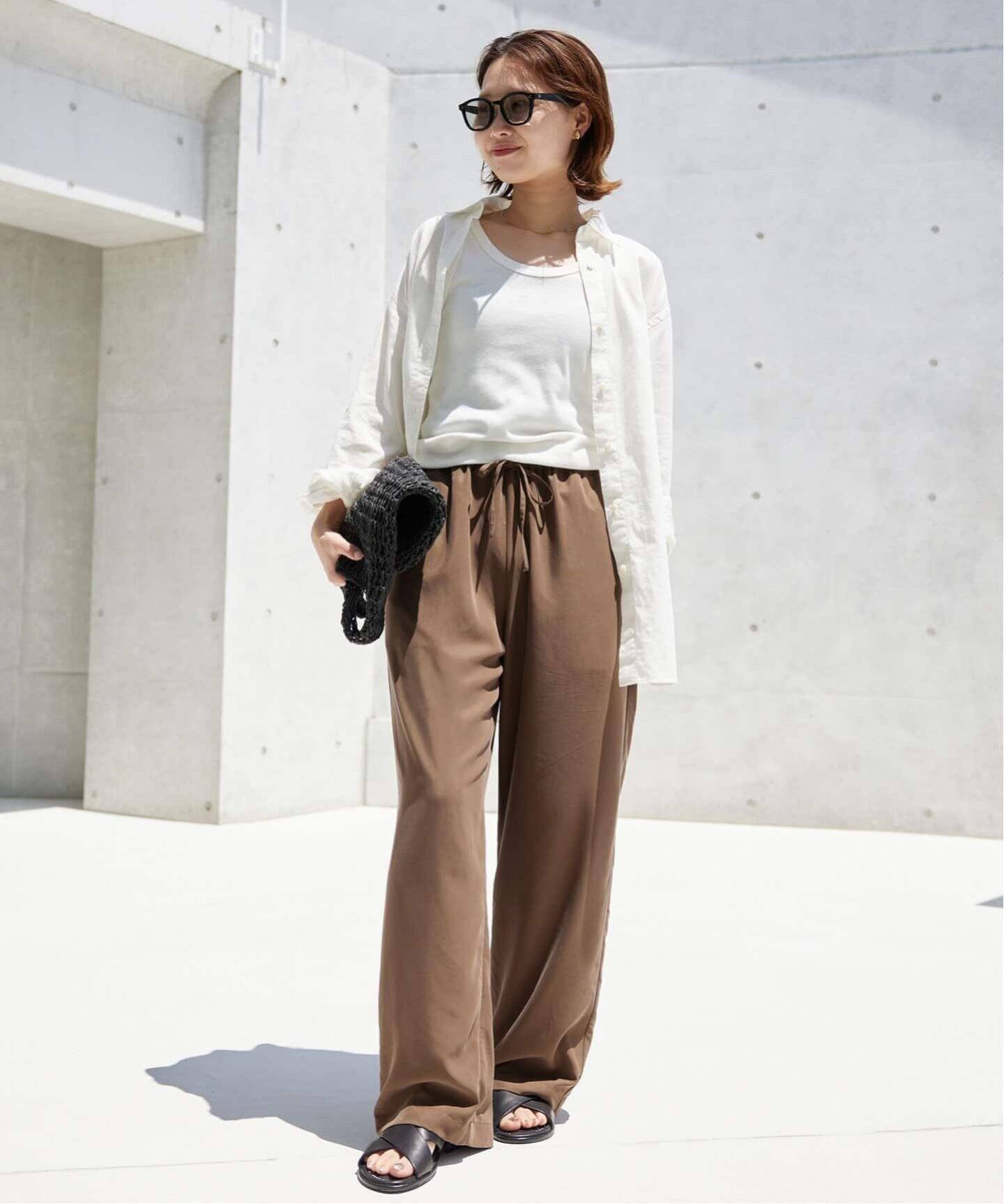 追加2》フィブリルリラックスパンツ（その他パンツ）｜SLOBE IENA