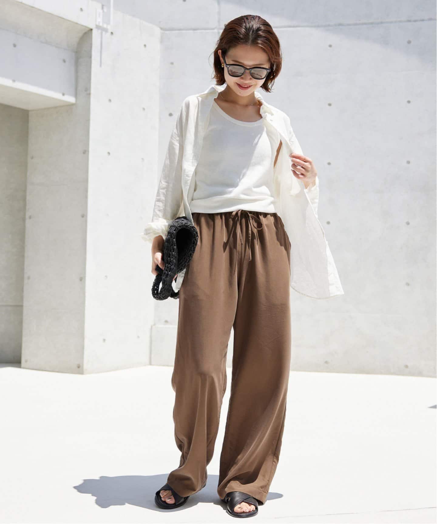 追加2》フィブリルリラックスパンツ（その他パンツ）｜SLOBE