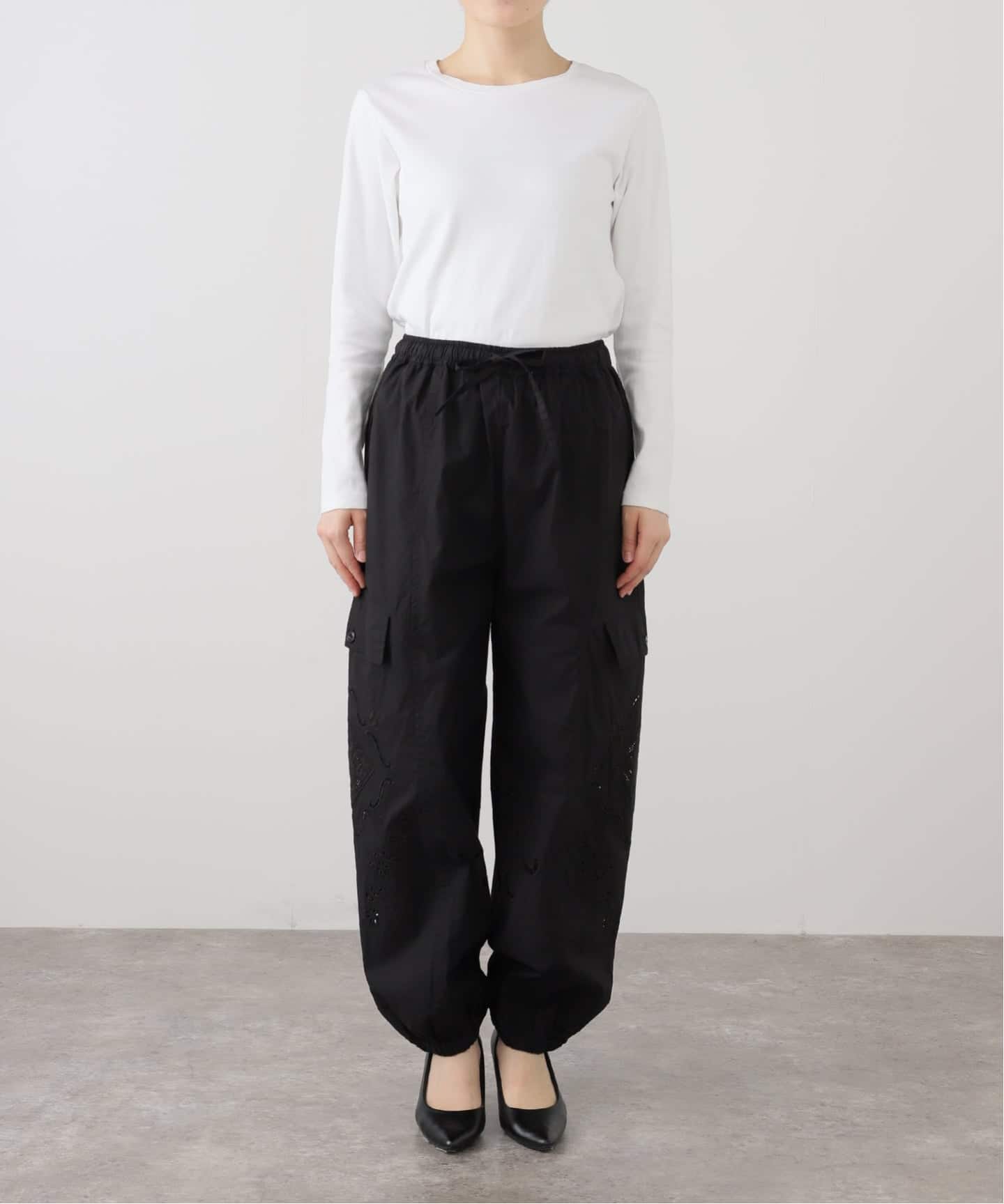 新品・未使用　IENA ウォッシャブルカーゴパンツ BAYFLOW カーゴパンツ 裏フリースカーゴパンツ「イージーケア