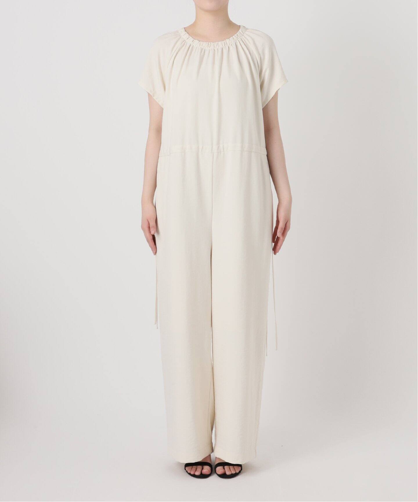 SLOBE IENA ボウタイ付きオールインワン シルチャリ様専用 【SLOBE IENA】ボウタイ付きオールインワン