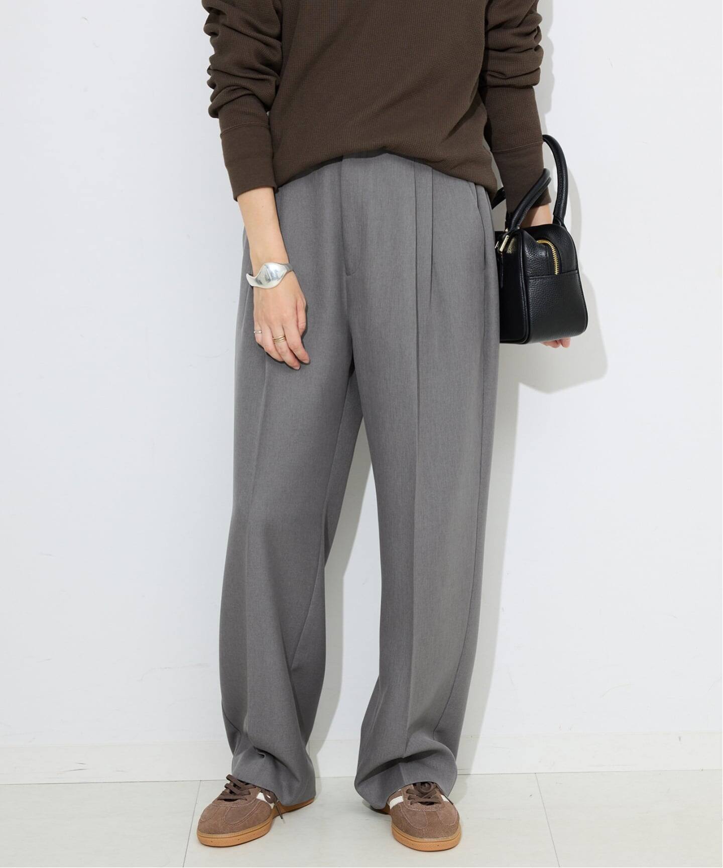 パウダーツイルイージーテーパードパンツ（その他パンツ）｜SLOBE IENA