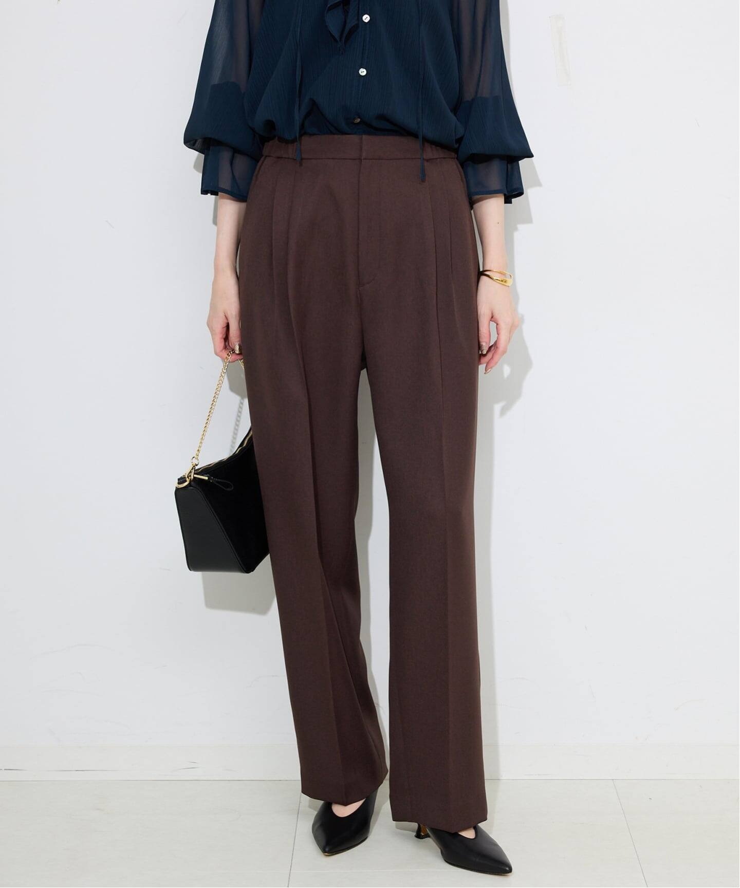 パウダーツイルイージーテーパードパンツ（その他パンツ）｜SLOBE IENA