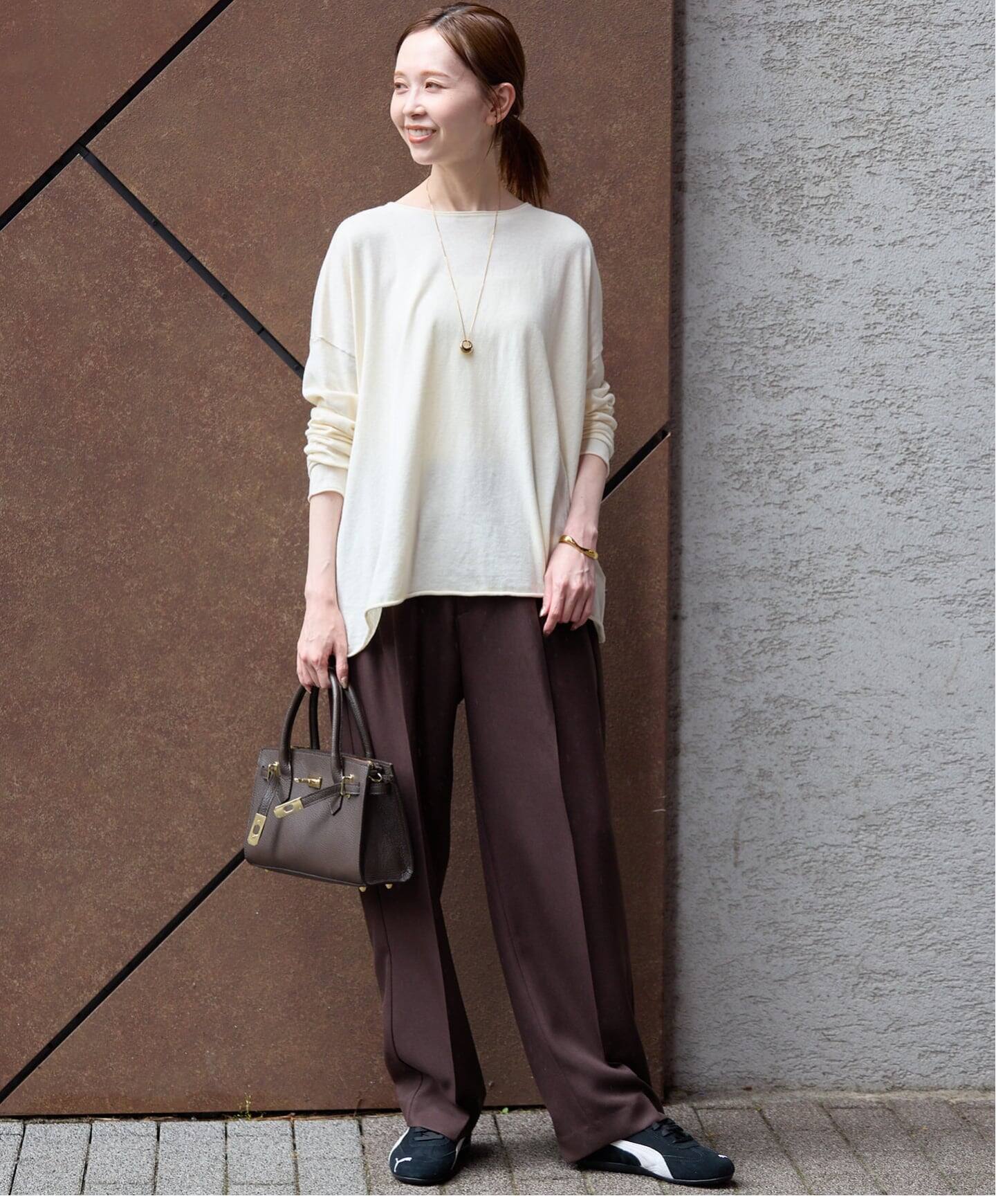 パウダーツイルイージーテーパードパンツ（その他パンツ）｜SLOBE IENA