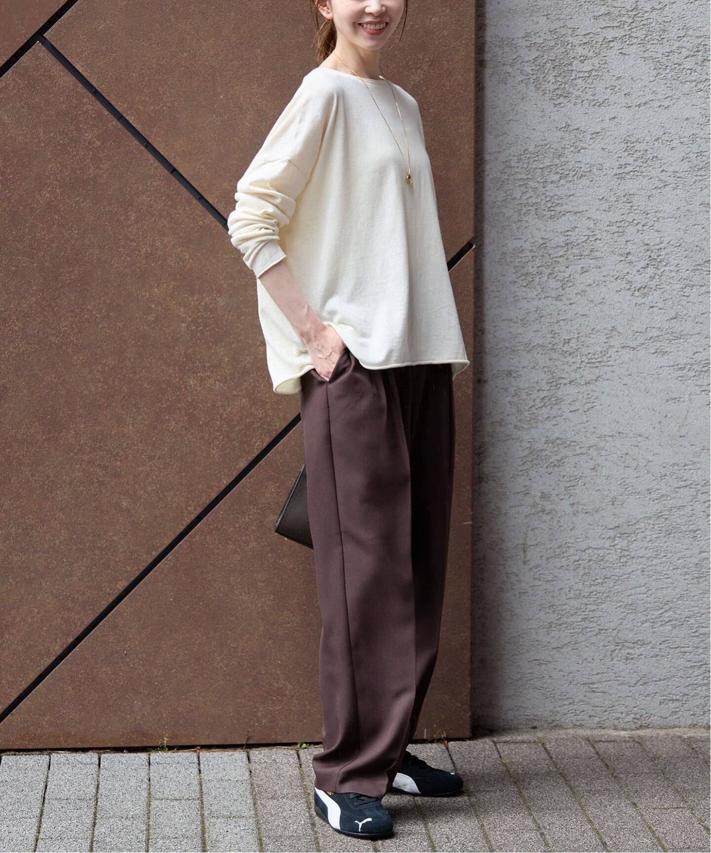 パウダーツイルイージーテーパードパンツ（その他パンツ）｜SLOBE IENA