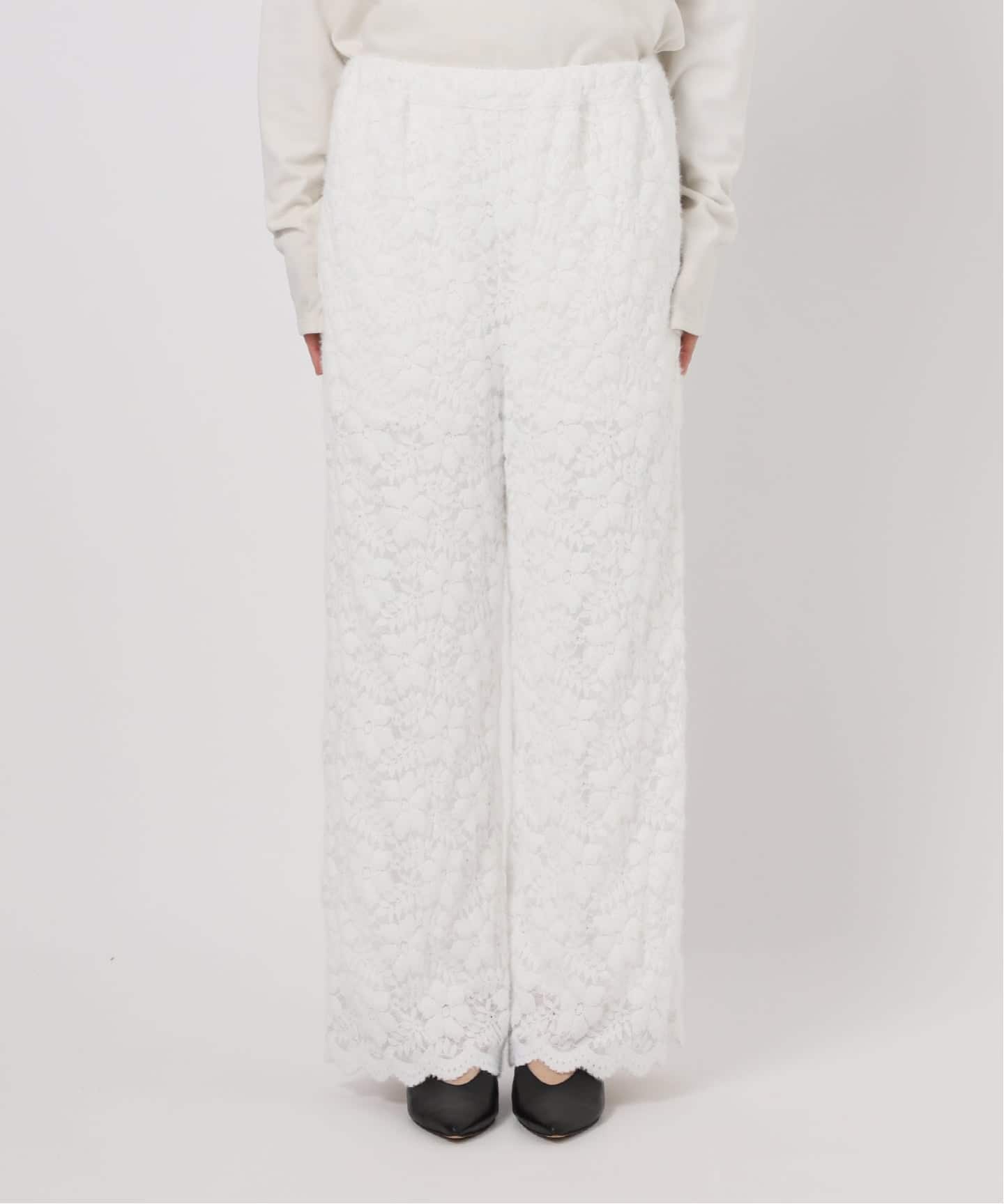 SLOBE IENA fluffy lace イージーパンツ fluffy lace イージーパンツ（その他パンツ）｜SLOBE IENA（スローブ