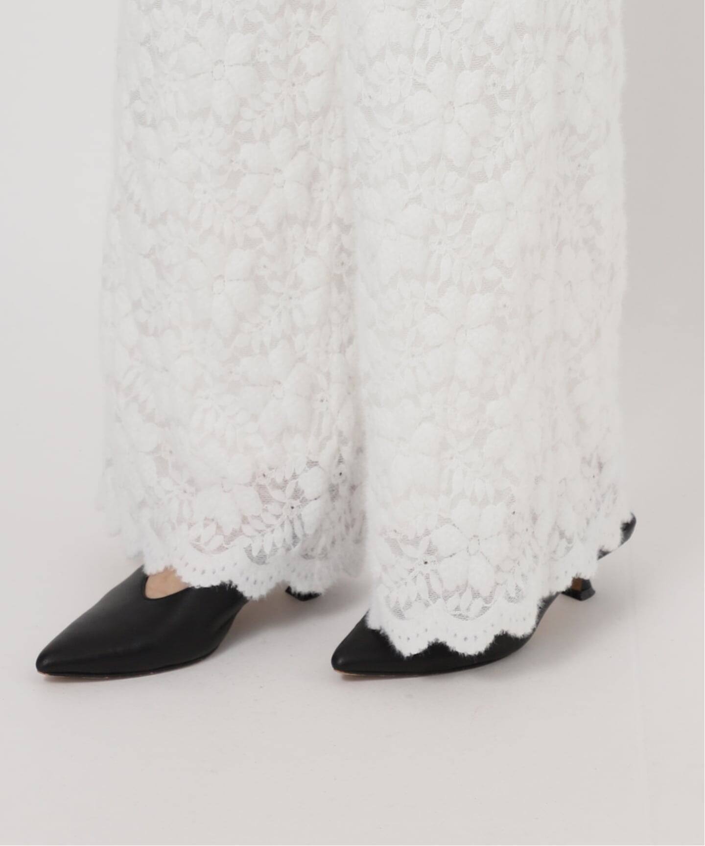 SLOBE IENA fluffy lace イージーパンツ fluffy lace イージーパンツ（その他パンツ）｜SLOBE IENA（スローブ