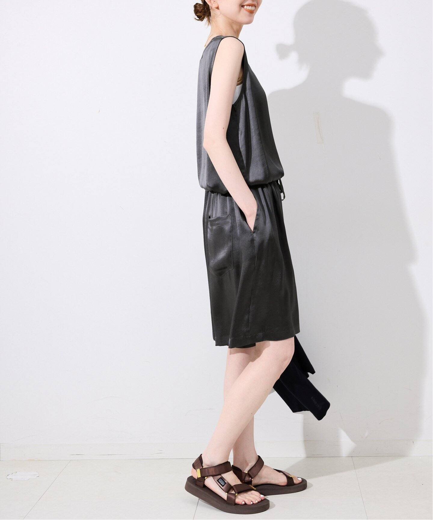 サテンショートパンツ COLUMN / シャンブレーサテンショートパンツ＜PERMANENT
