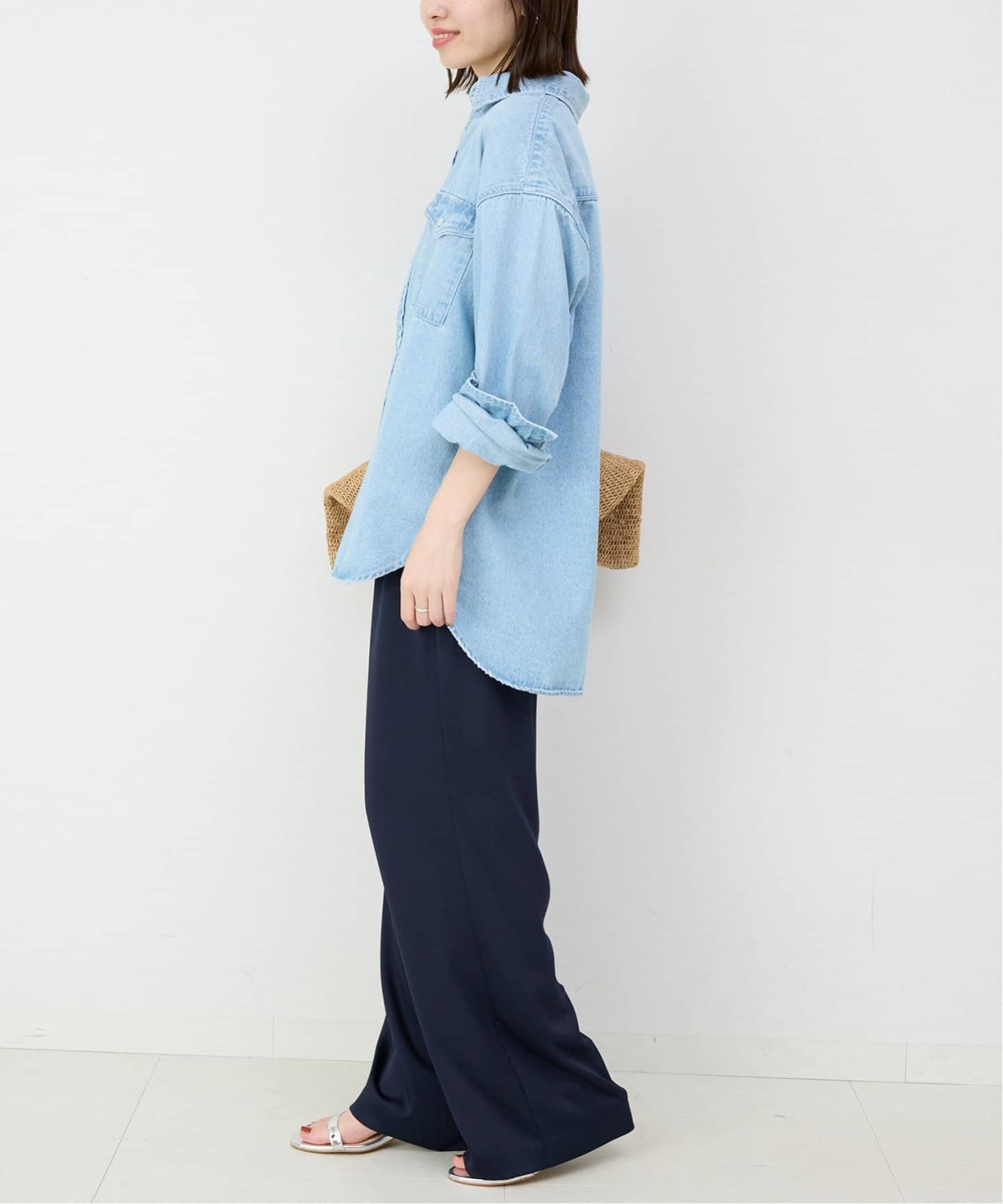 WEB限定/追加》カットジョーゼットジョガーパンツ（その他パンツ