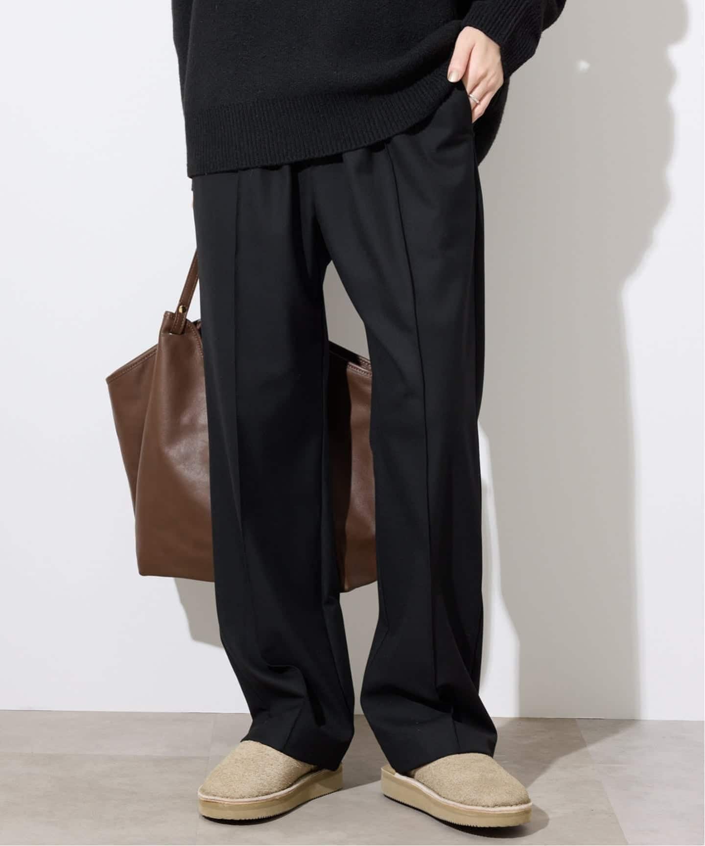 吸湿発熱/WEB限定/追加2》CIRCULATE WARM パンツ（スラックス）｜SLOBE