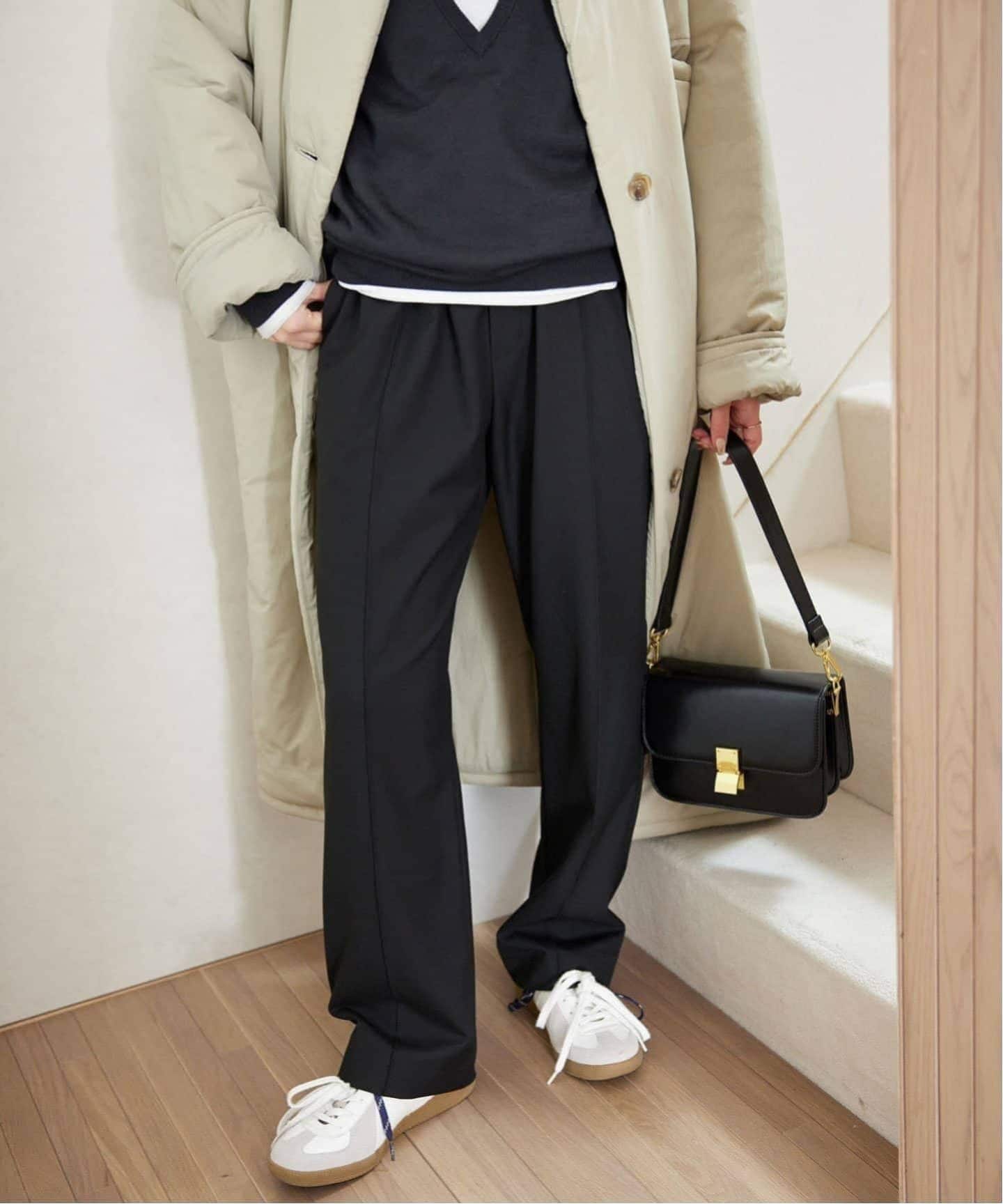 2024AW スローブイエナCIRCULATE WARMパンツ 吸湿発熱/WEB限定/追加2》CIRCULATE WARM パンツ（スラックス）｜SLOBE